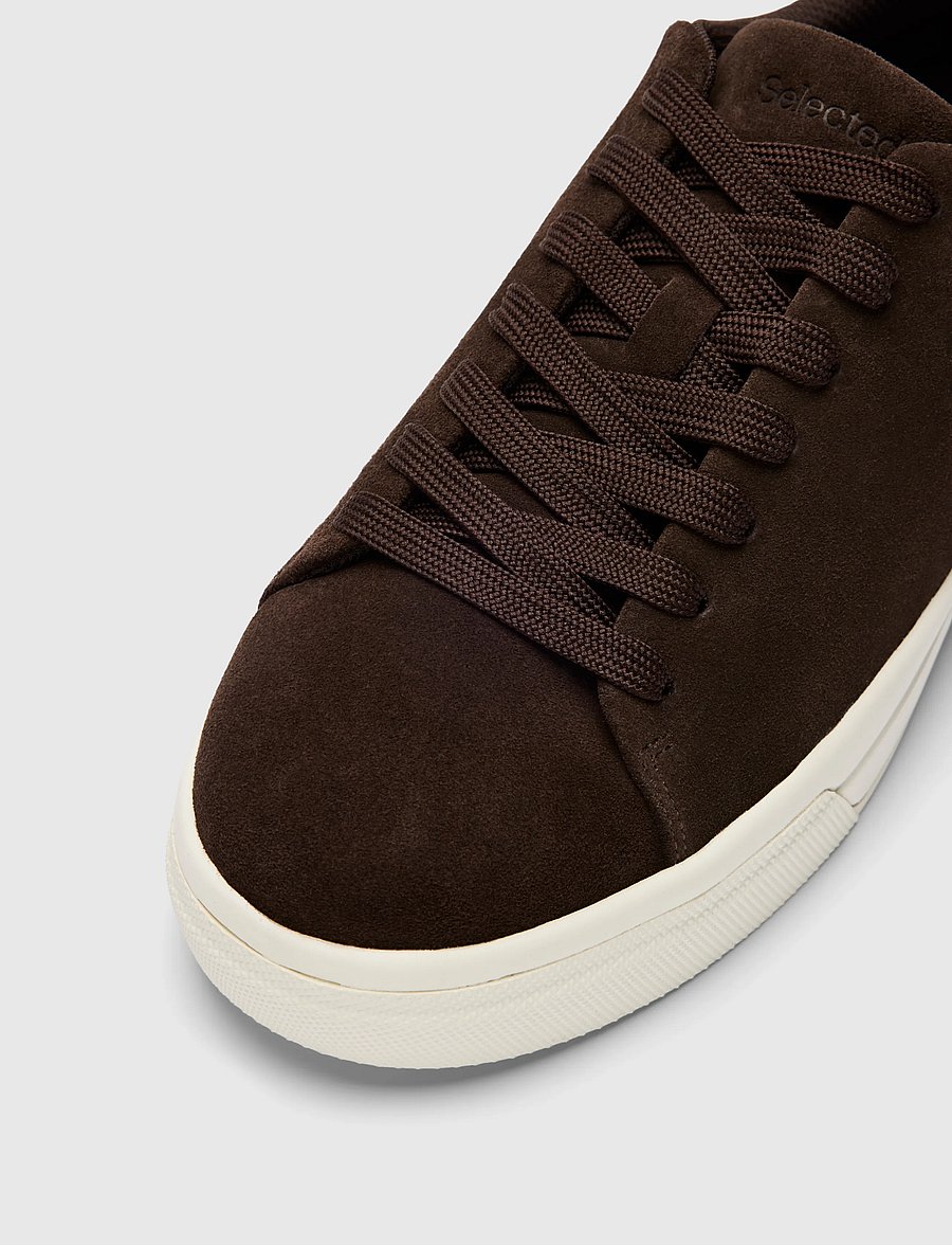 Selected - SLMDAVID CHUNKY SUEDE SNEAKER 2.0 NOOS - low-top sneaker - delicioso - 3