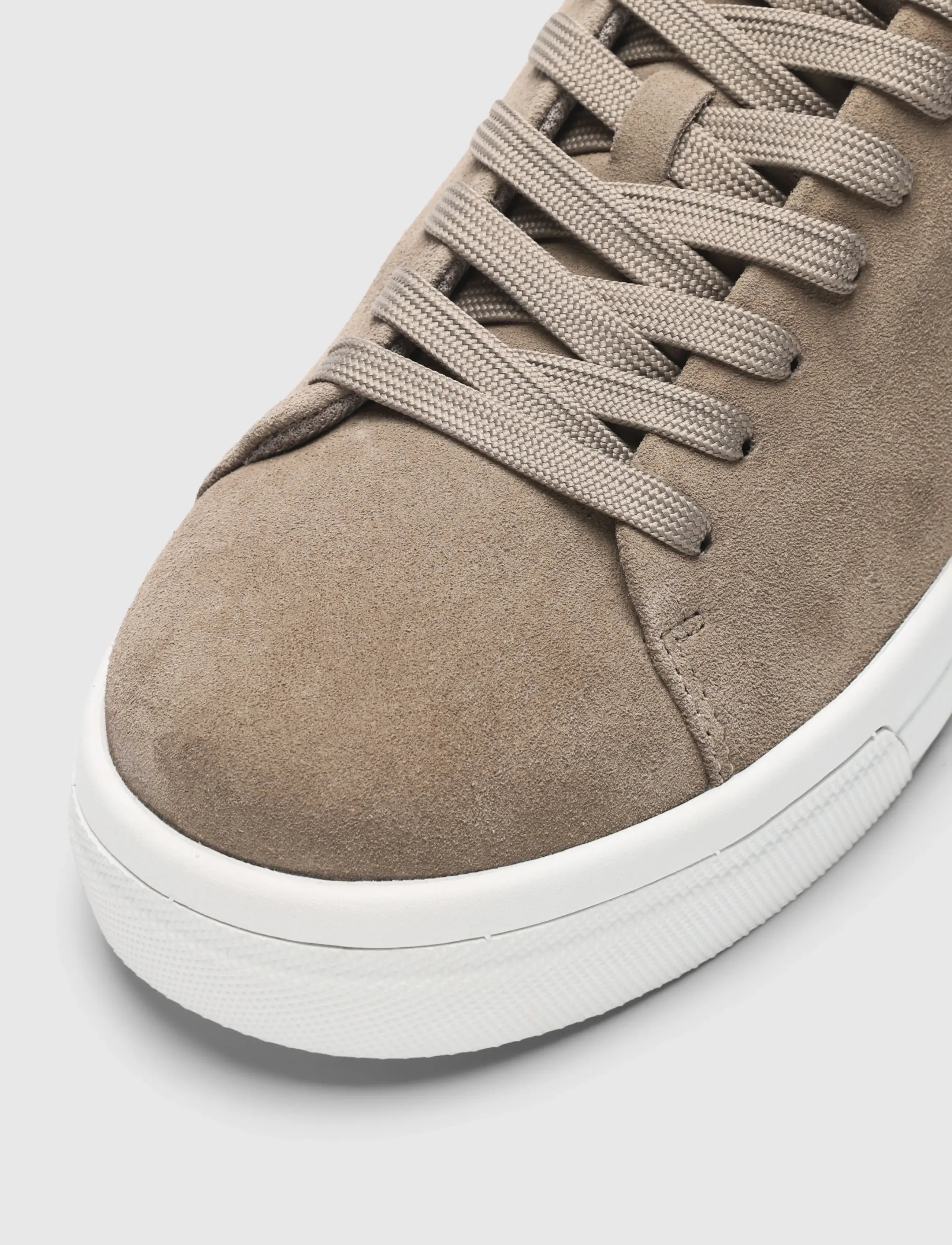 Selected - SLMDAVID CHUNKY SUEDE SNEAKER 2.0 NOOS - niedriger schnitt - greige - 3
