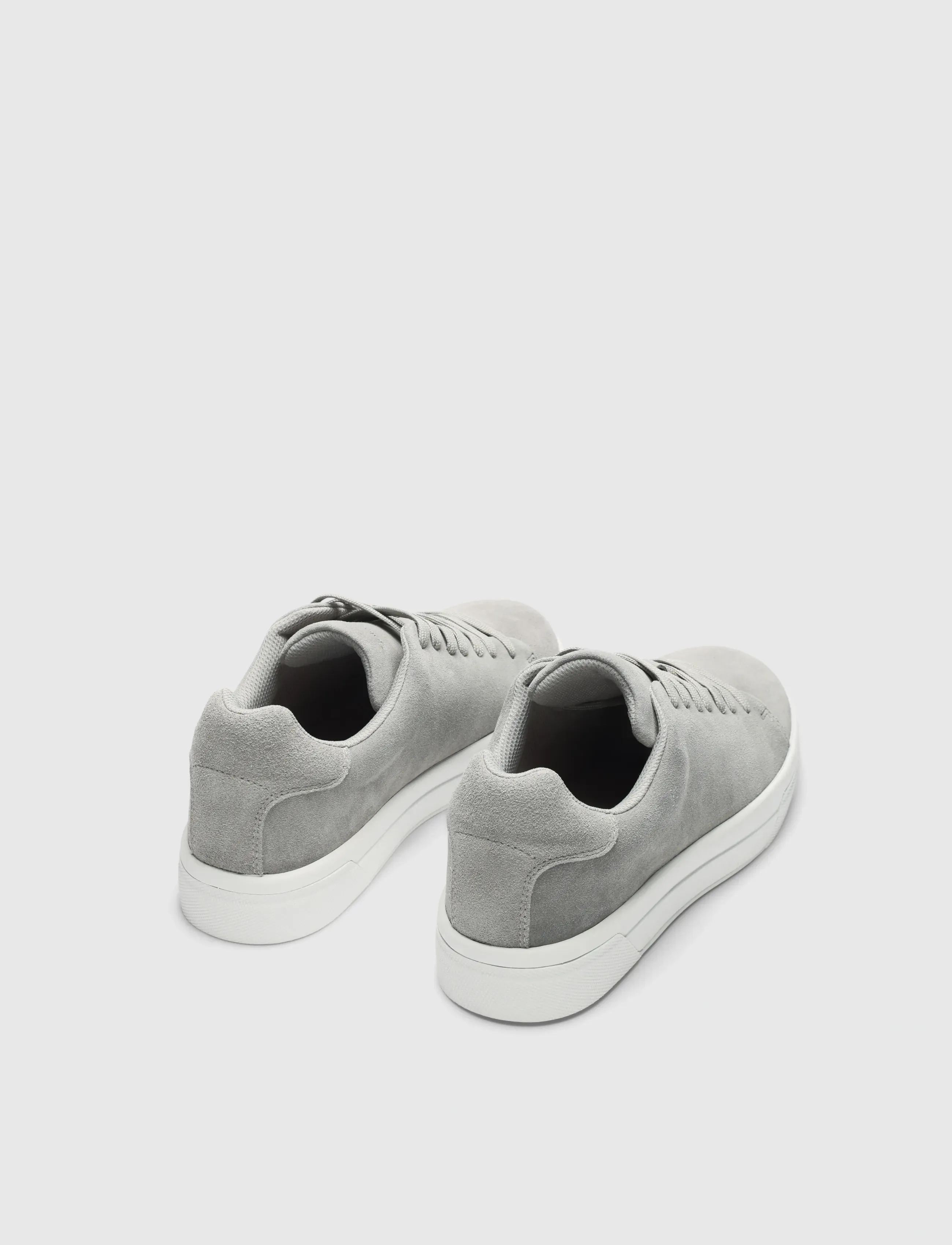Selected - SLMDAVID CHUNKY SUEDE SNEAKER 2.0 NOOS - lave sneakers - grey - 2