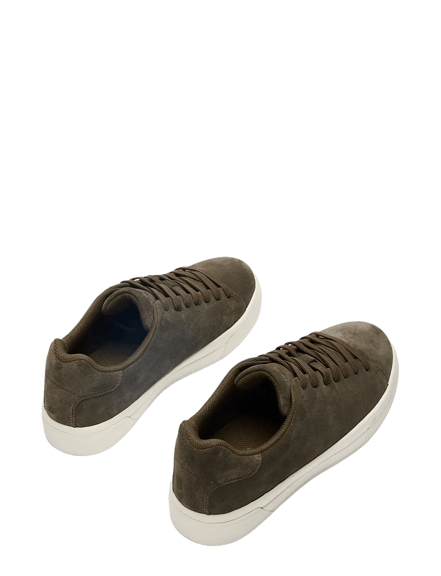 Selected - SLMDAVID CHUNKY SUEDE SNEAKER 2.0 NOOS - low-top sneaker - olive night - 1