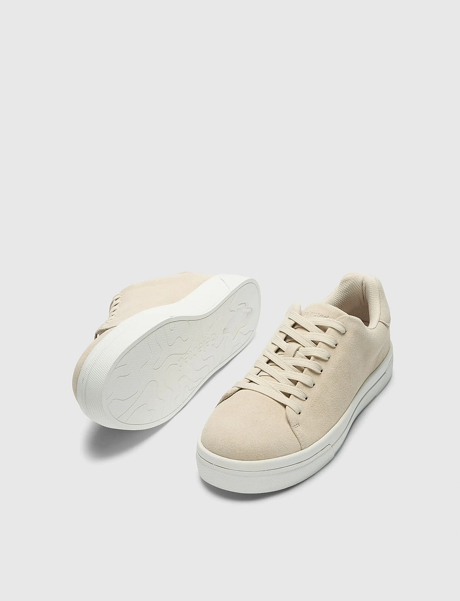 Selected - SLMDAVID CHUNKY SUEDE SNEAKER 2.0 NOOS - low-top sneaker - white - 1