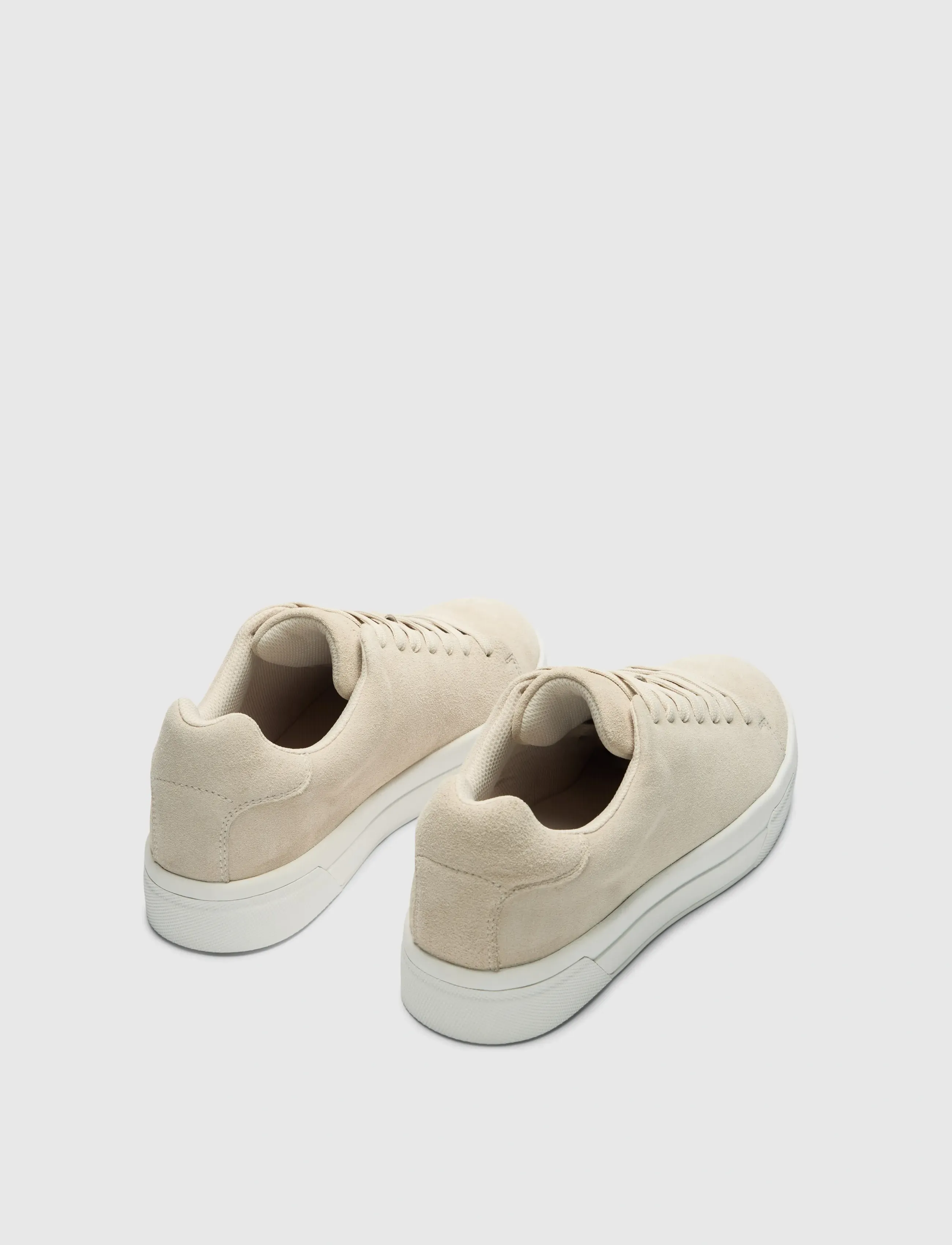 Selected - SLMDAVID CHUNKY SUEDE SNEAKER 2.0 NOOS - lave sneakers - white - 2