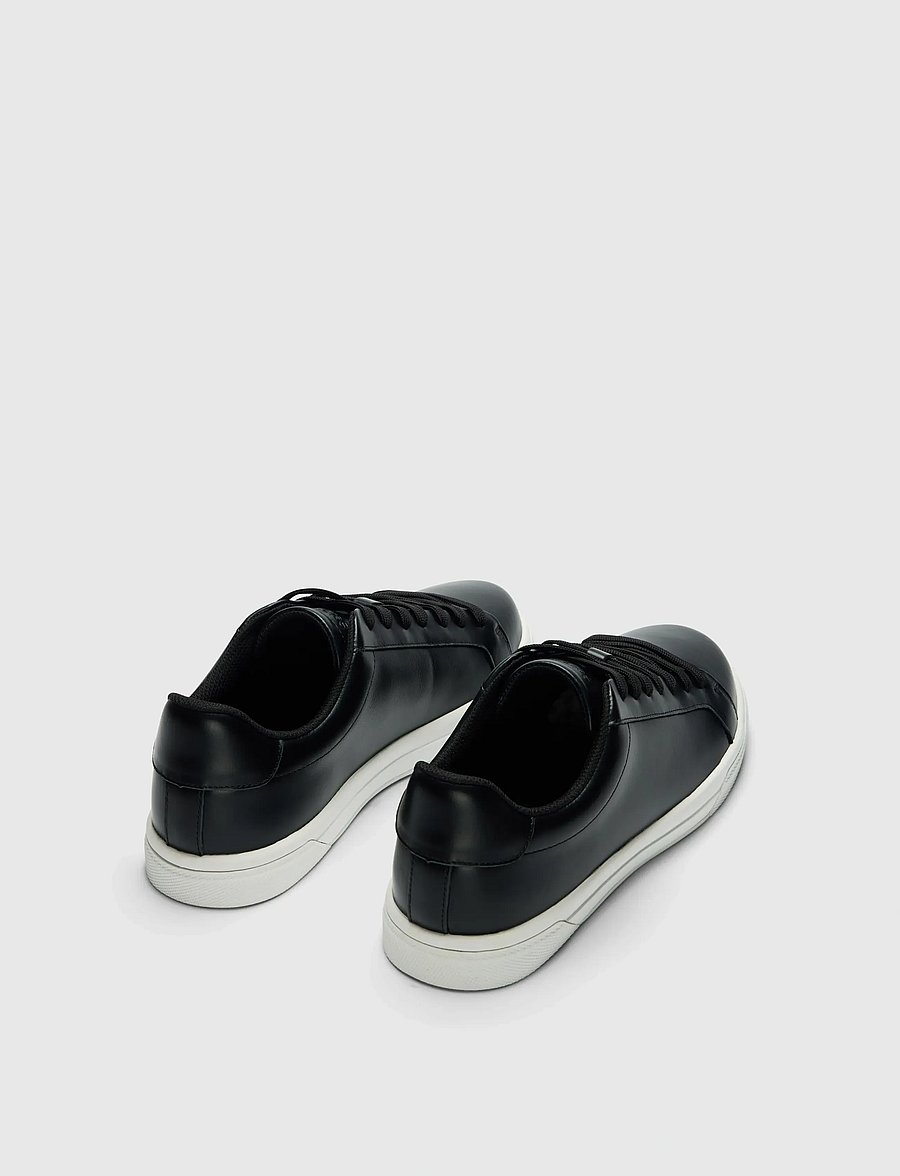 Selected - SLMEVAN LEATHER SNEAKER 2.0 NOOS - low-top sneaker - black - 2