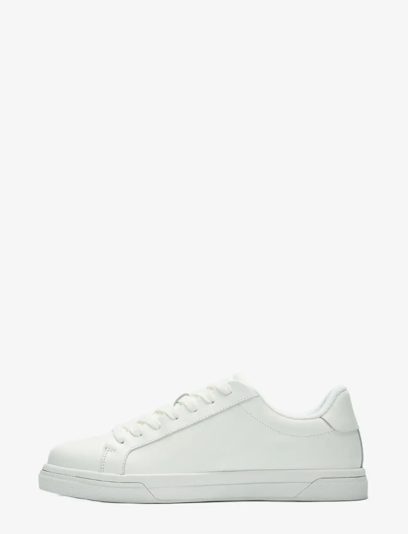 Selected - SLHEVAN LEATHER SNEAKER 2.0 NOOS - lave sneakers - white - 0