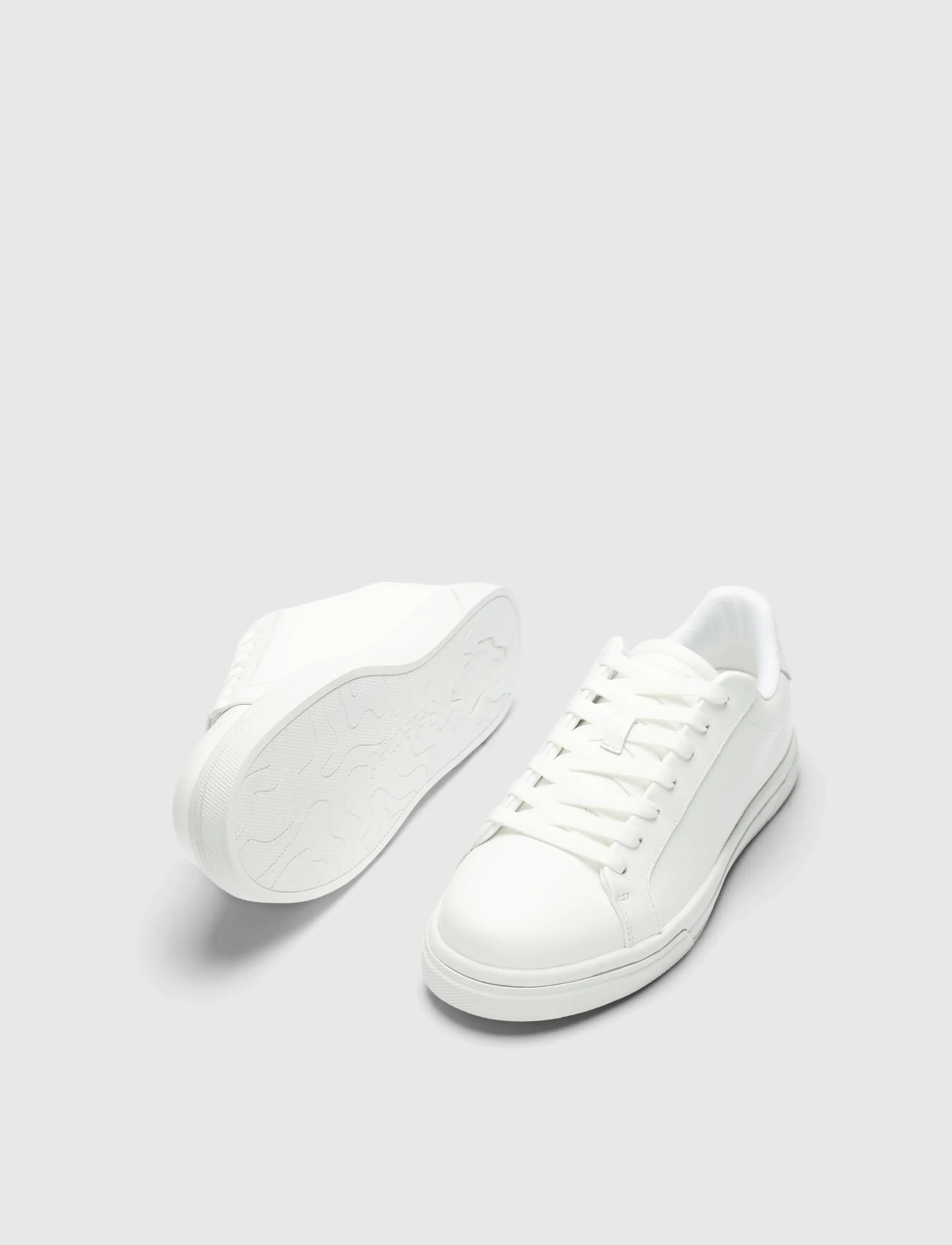 Selected - SLMEVAN LEATHER SNEAKER 2.0 NOOS - niedriger schnitt - white - 1