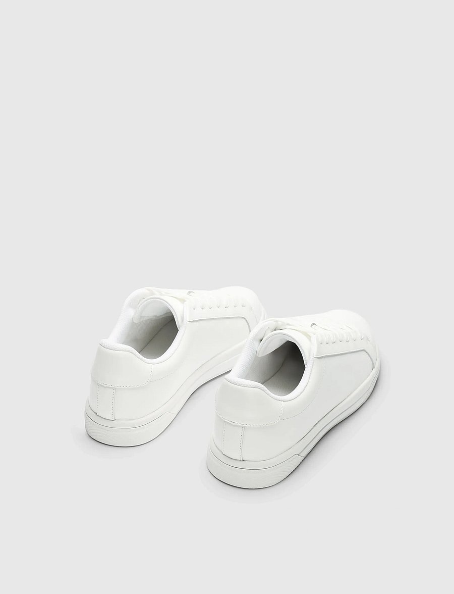 Selected - SLMEVAN LEATHER SNEAKER 2.0 NOOS - madala säärega - white - 2