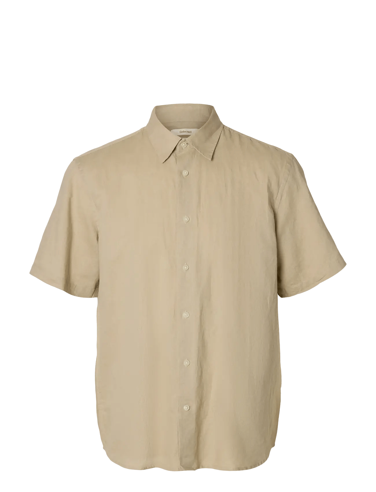 Selected | Slmregclaus Clay Linenblend Ss Sht Noos | S