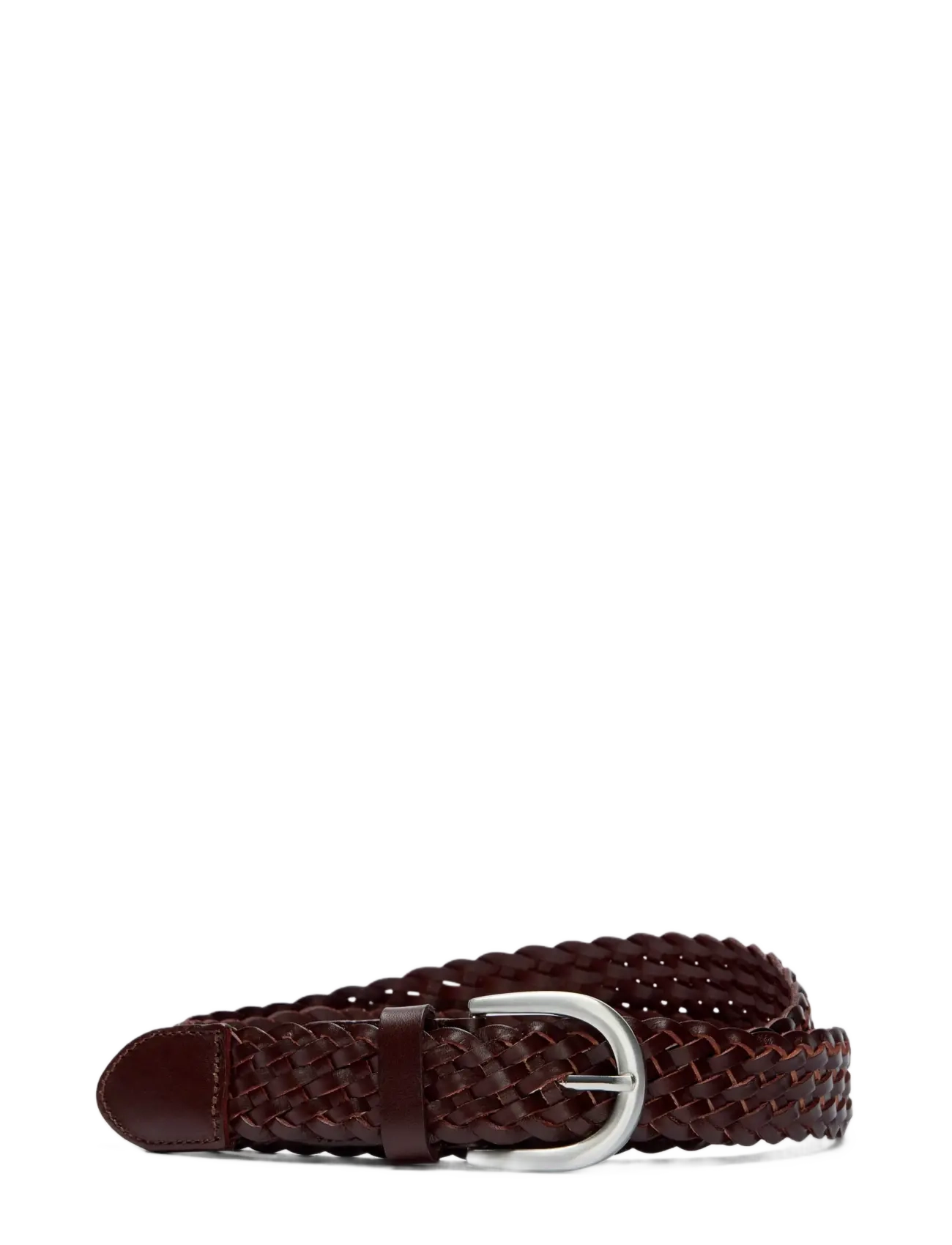 Selected SLMLOUIS BRAIDED LEATHER BELT - Selected - DELICIOSO / brown