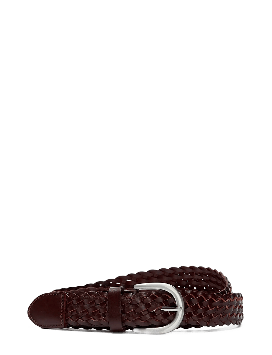 Selected - SLMLOUIS BRAIDED LEATHER BELT - delicioso - 0