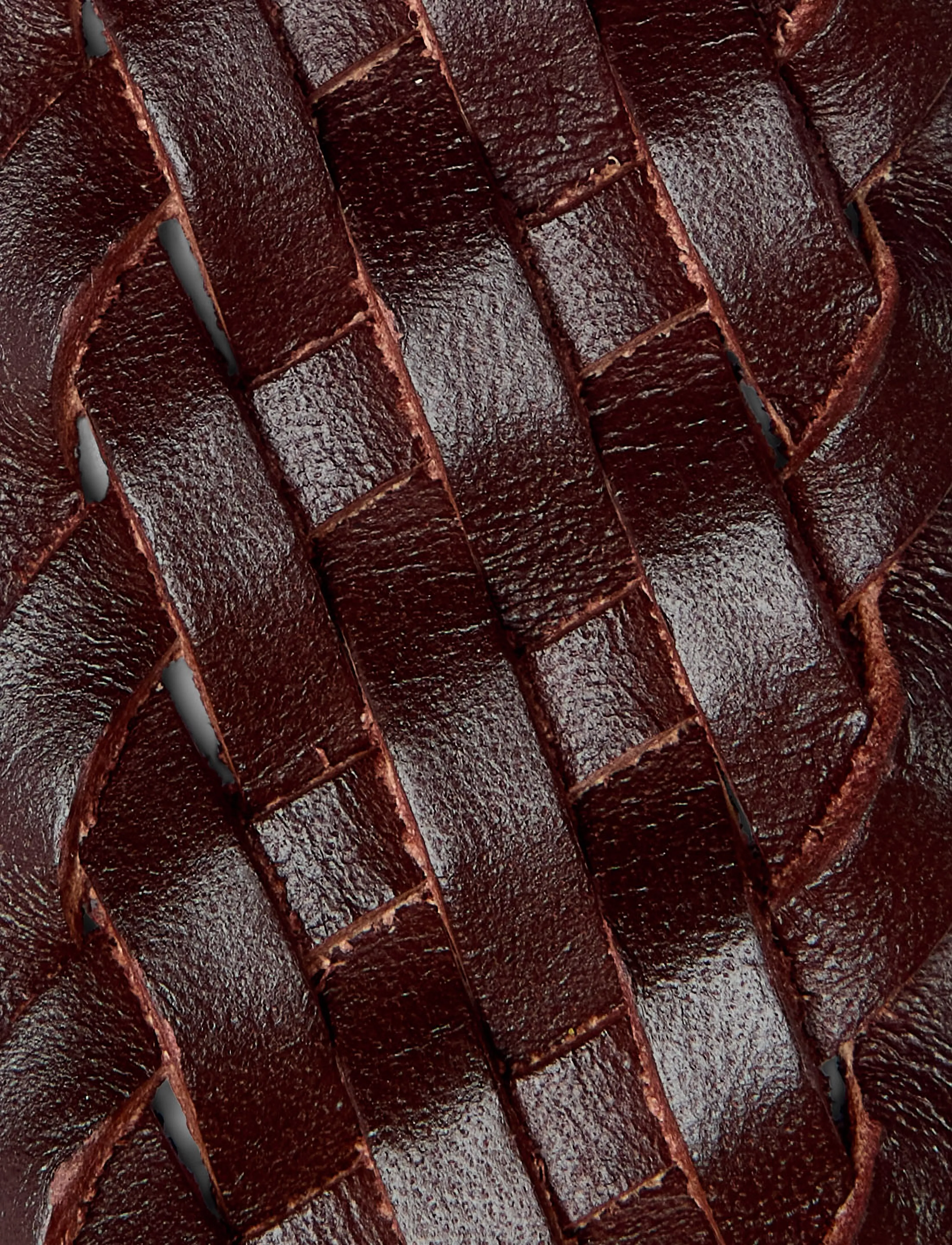 Selected - SLMLOUIS BRAIDED LEATHER BELT - delicioso - 1