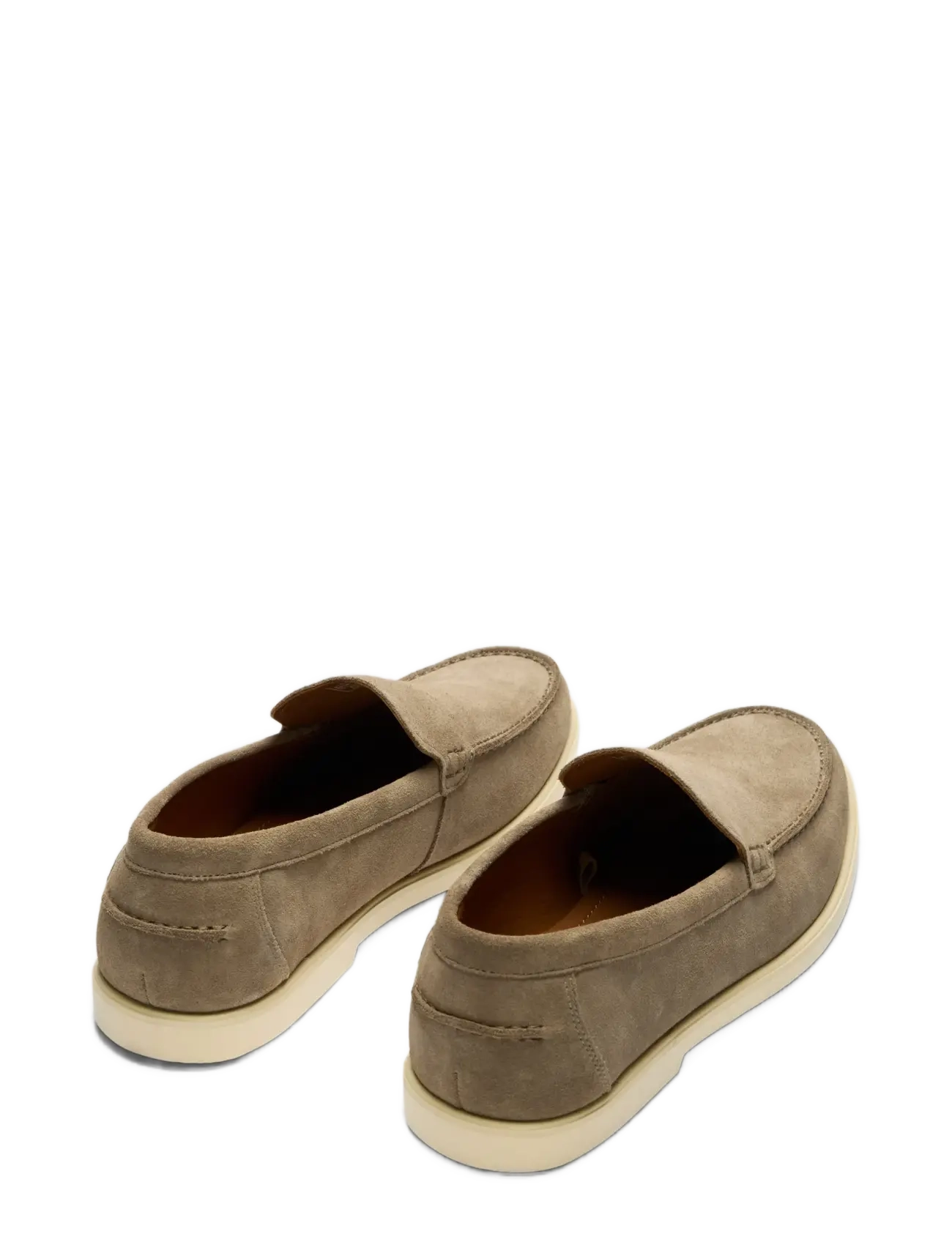 Selected - SLHOWEN SUEDE CLEAN LOAFER - shop efter anledning - greige - 1