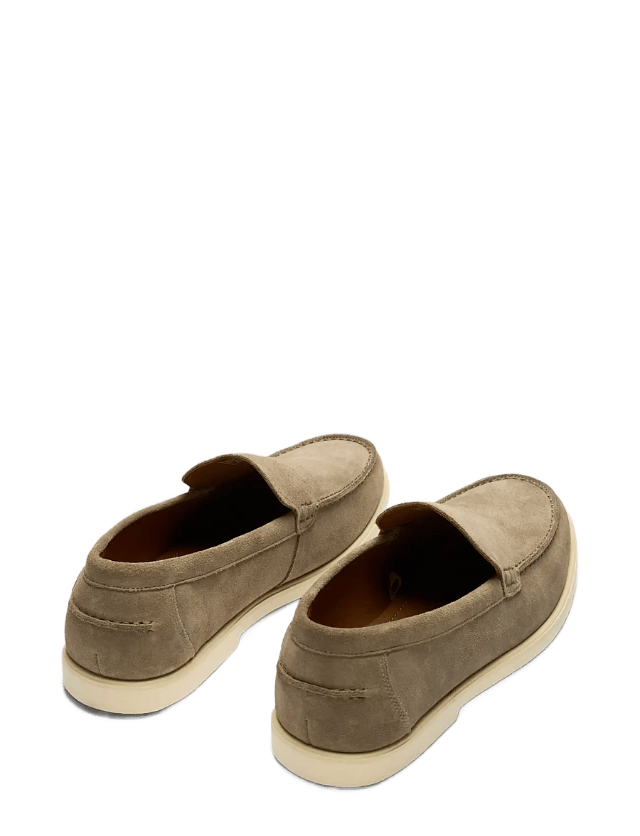 Selected - SLHOWEN SUEDE CLEAN LOAFER - shop efter anledning - greige - 1