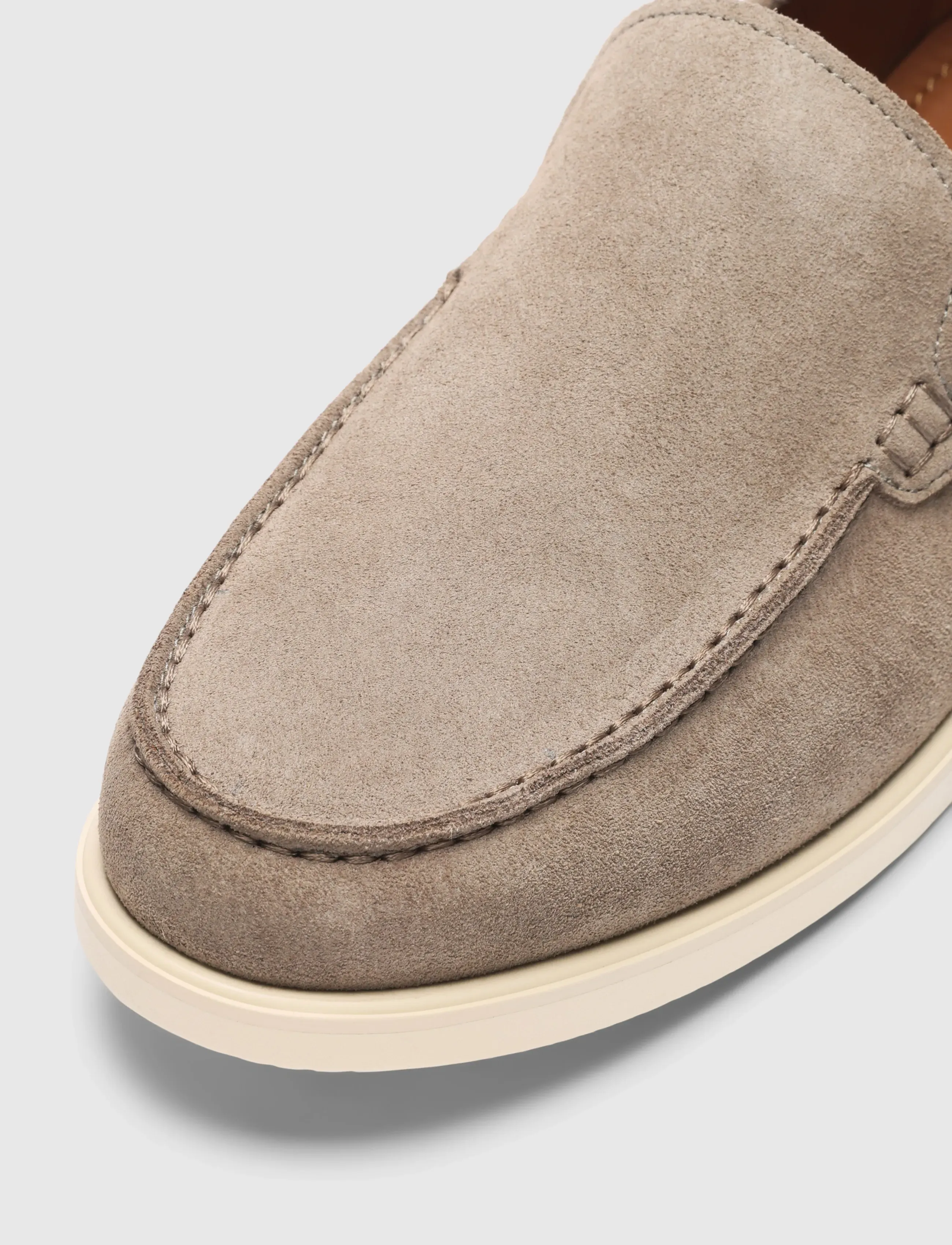 Selected - SLHOWEN SUEDE CLEAN LOAFER - shop efter anledning - greige - 3