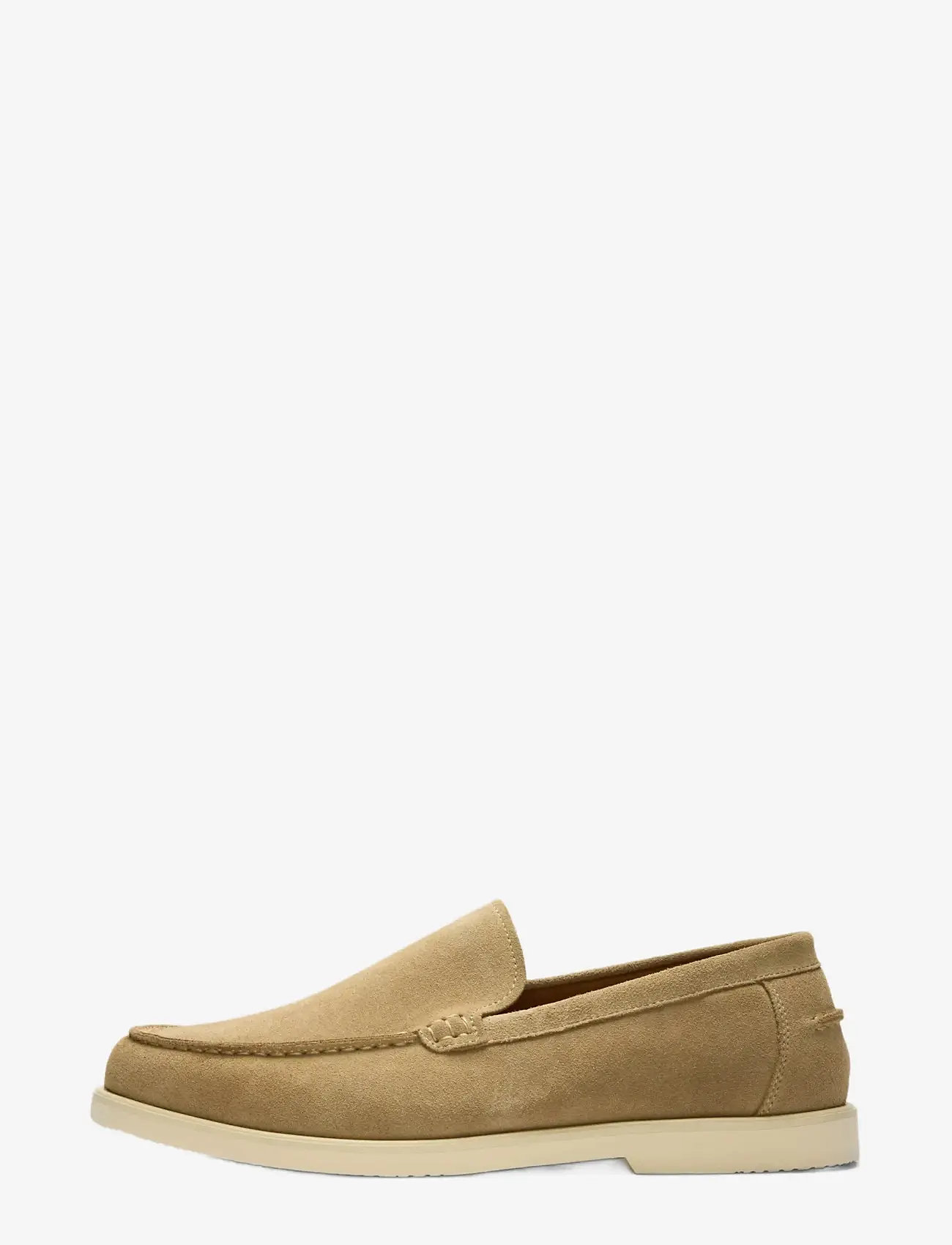 Selected - SLHOWEN SUEDE CLEAN LOAFER - kollektionen - sand - 0