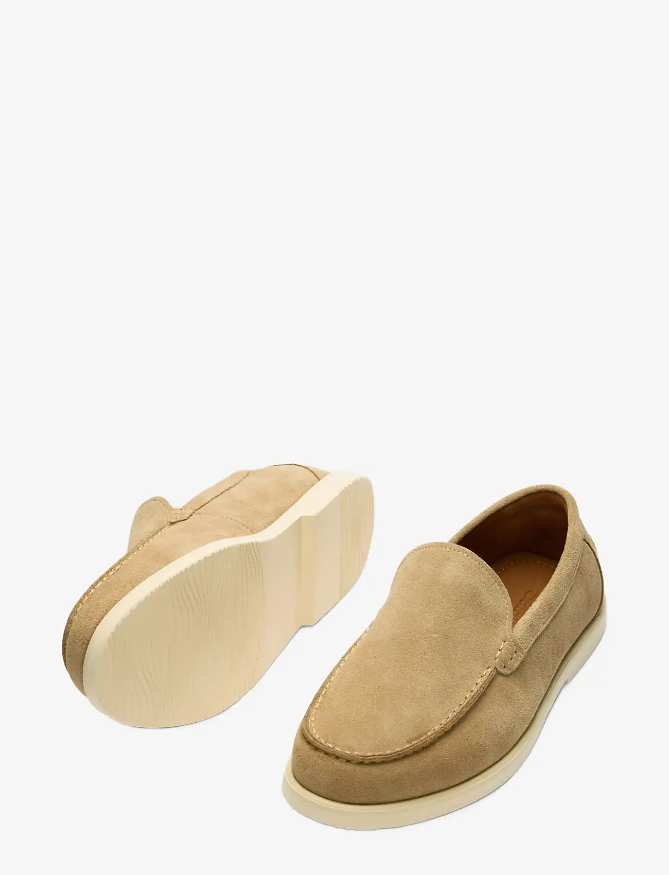 Selected - SLHOWEN SUEDE CLEAN LOAFER - kollektionen - sand - 1
