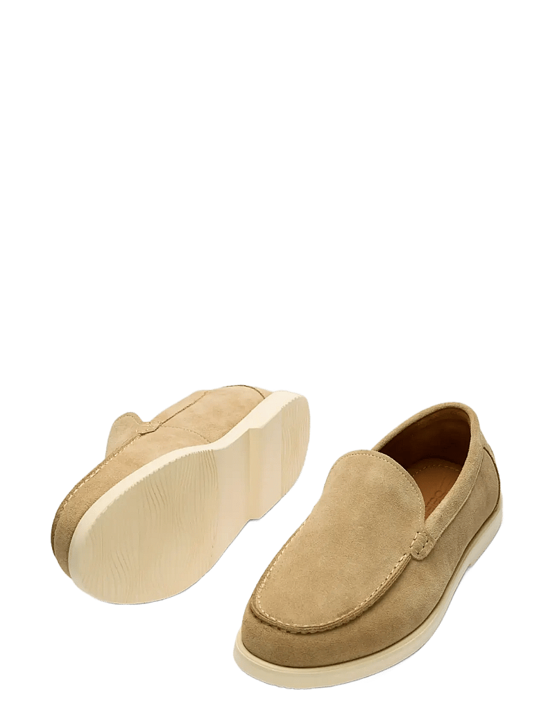 Selected - SLHOWEN SUEDE CLEAN LOAFER - kollektionen - sand - 1