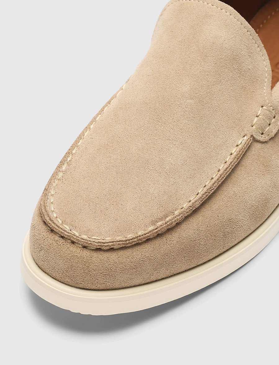 Selected - SLHOWEN SUEDE CLEAN LOAFER - shop efter anledning - sand - 3