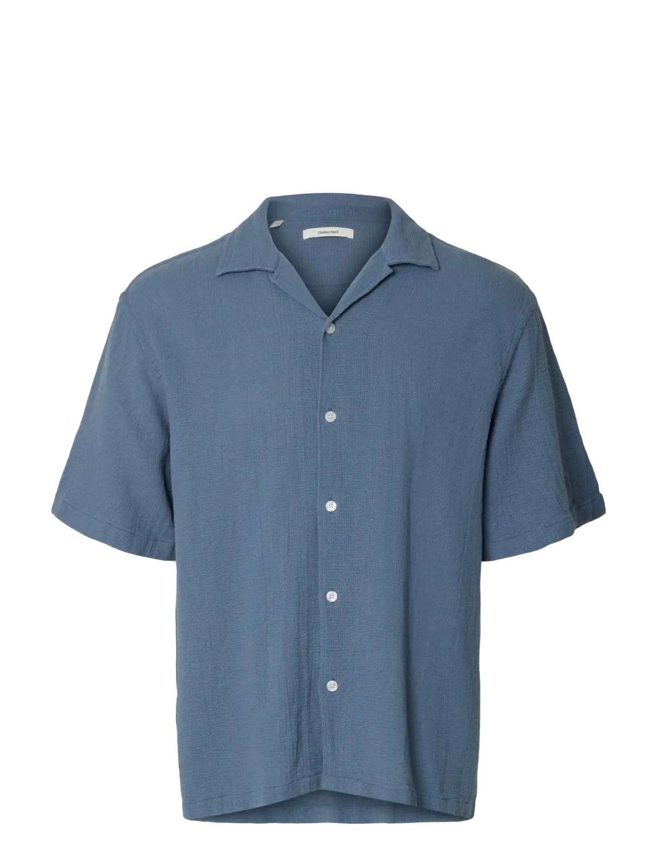 Selected SLHRLXCAL SS SHIRT RESORT - Selected - BLUE MIRAGE / blue