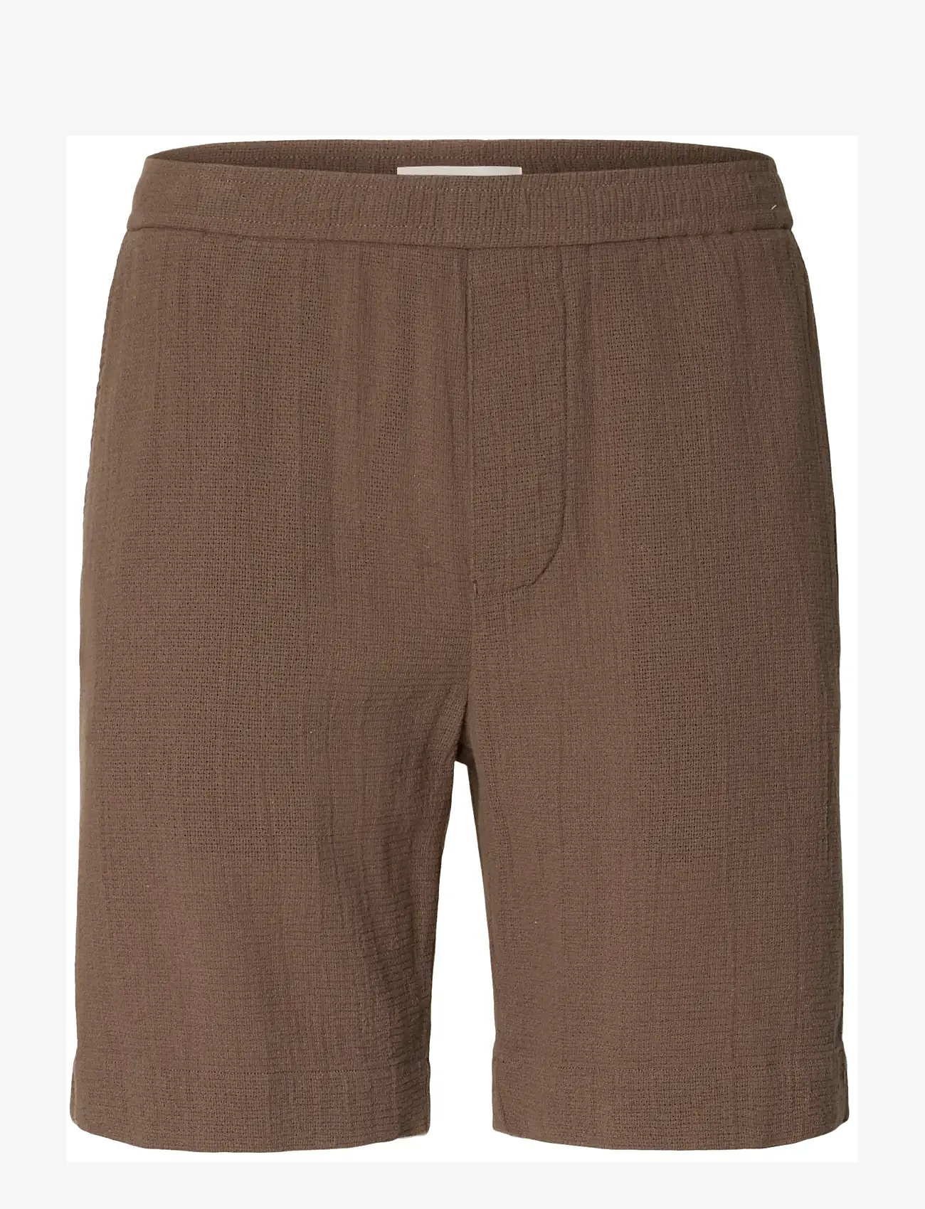 Selected - SLHREGCAL SHORTS - casual shorts - chocolate chip - 1