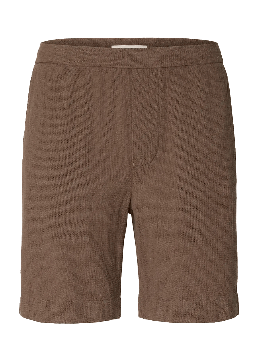 Selected - SLHREGCAL SHORTS - freizeitshorts - chocolate chip - 1