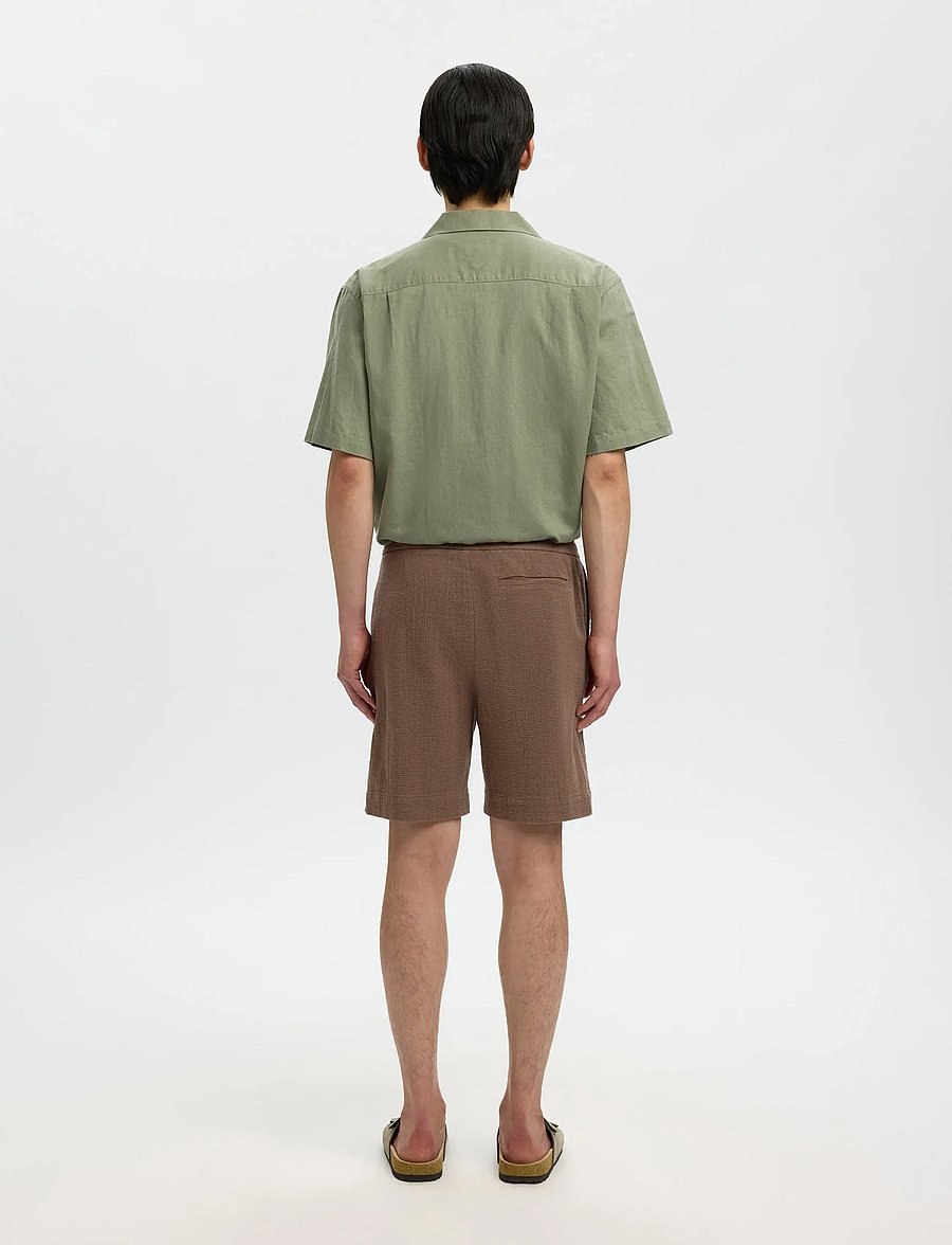 Selected - SLHREGCAL SHORTS - freizeitshorts - chocolate chip - 2