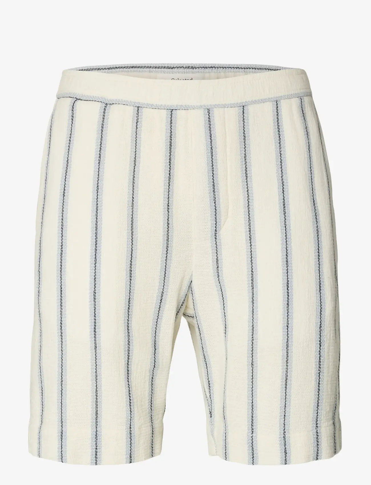 Selected - SLHREGCAL SHORTS - lühikesed vabaajapüksid - egret - 1
