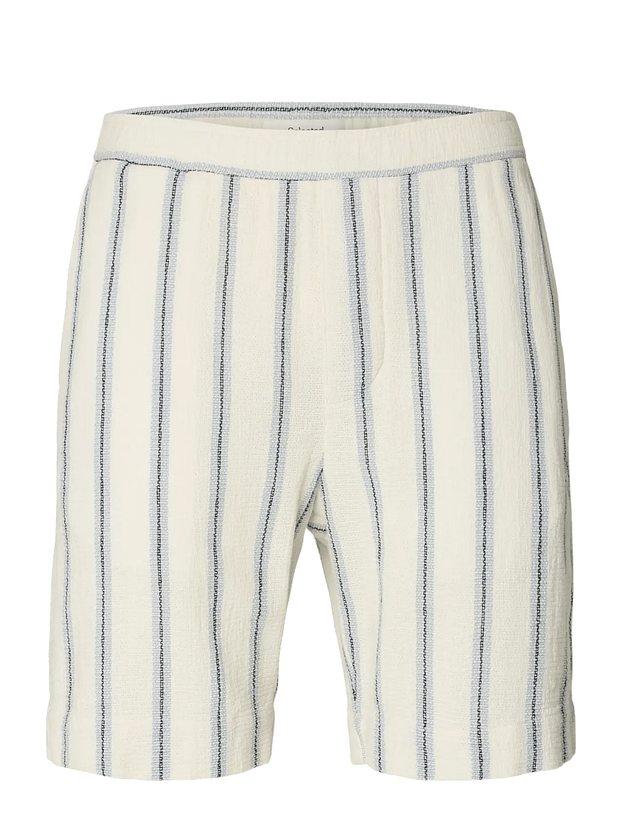 Selected - SLHREGCAL SHORTS - freizeitshorts - egret - 1
