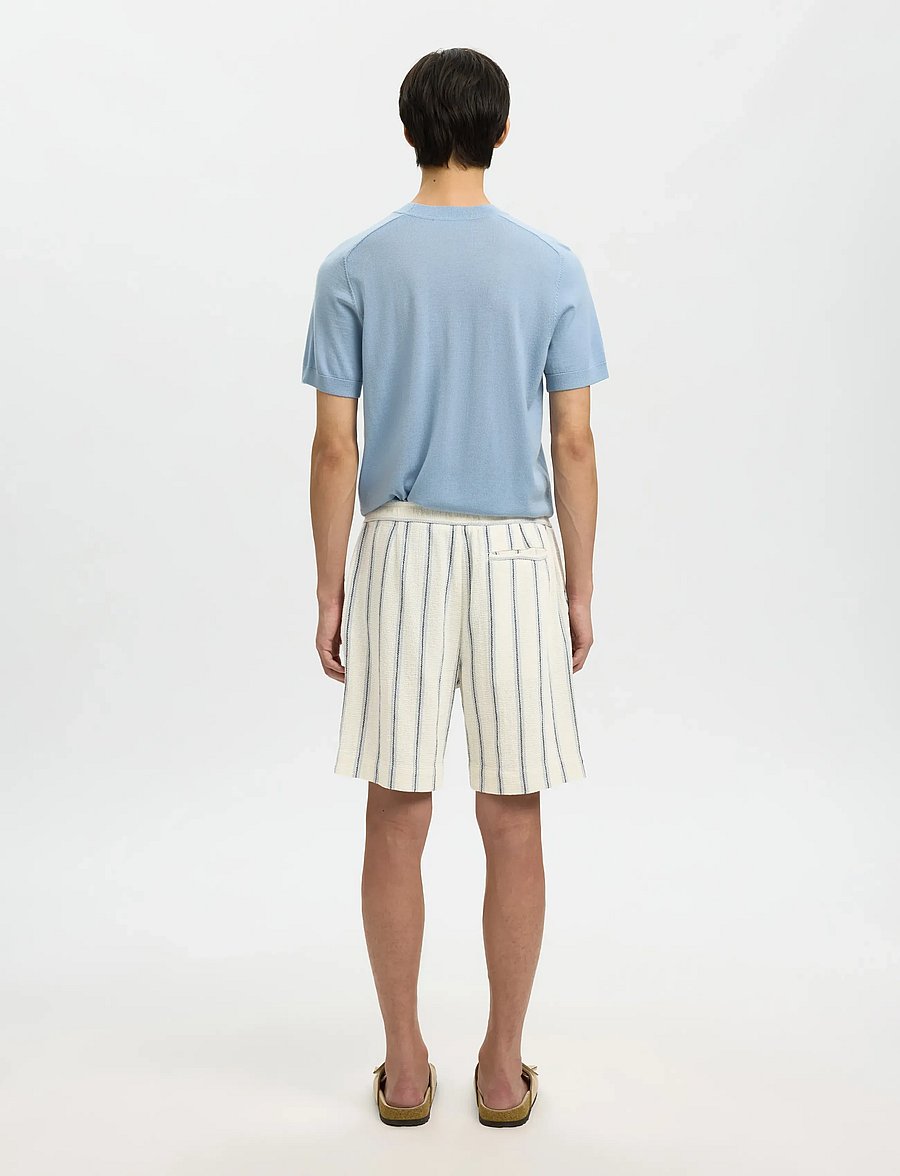 Selected - SLHREGCAL SHORTS - freizeitshorts - egret - 2
