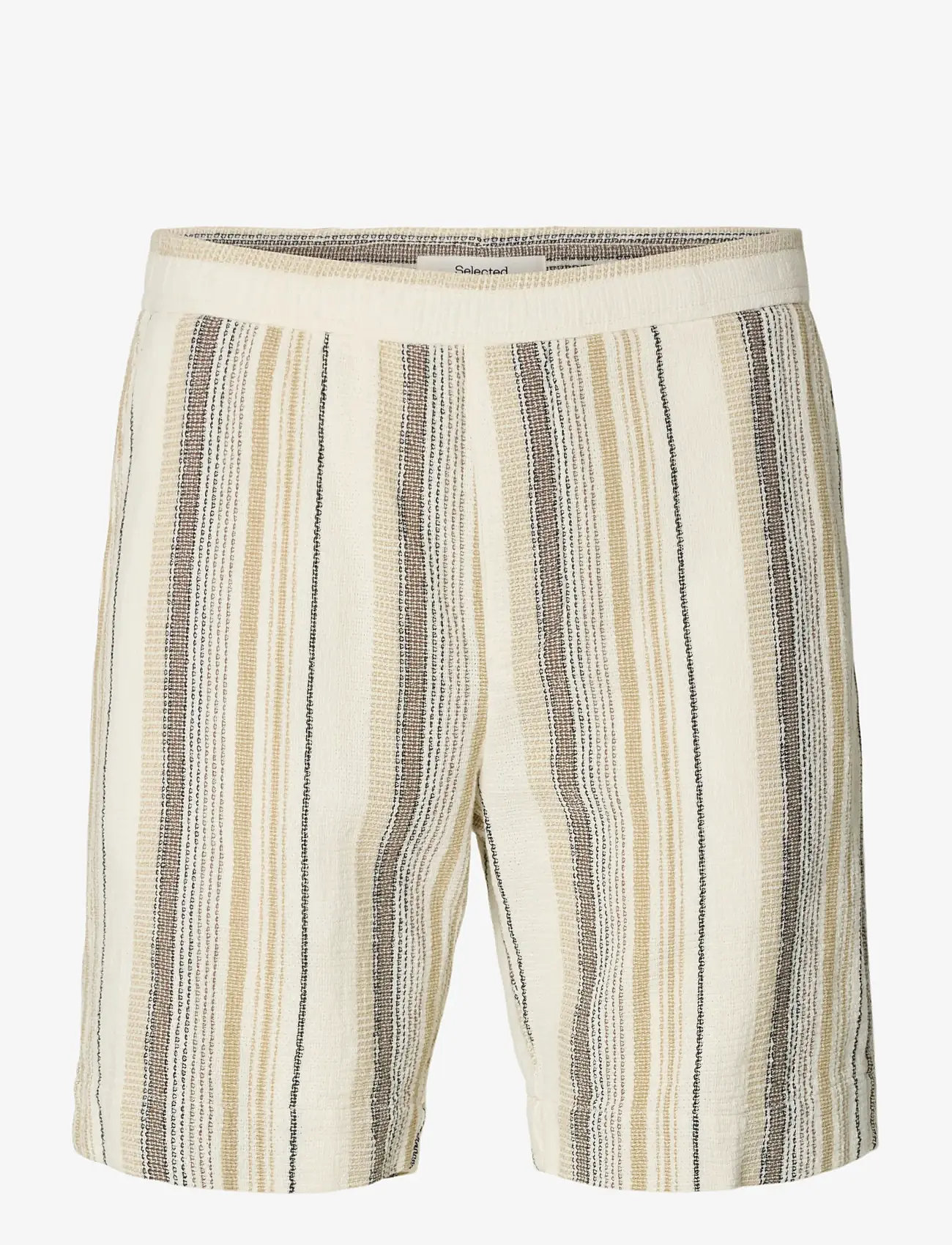 Selected - SLHREGCAL SHORTS - casual shorts - egret - 1