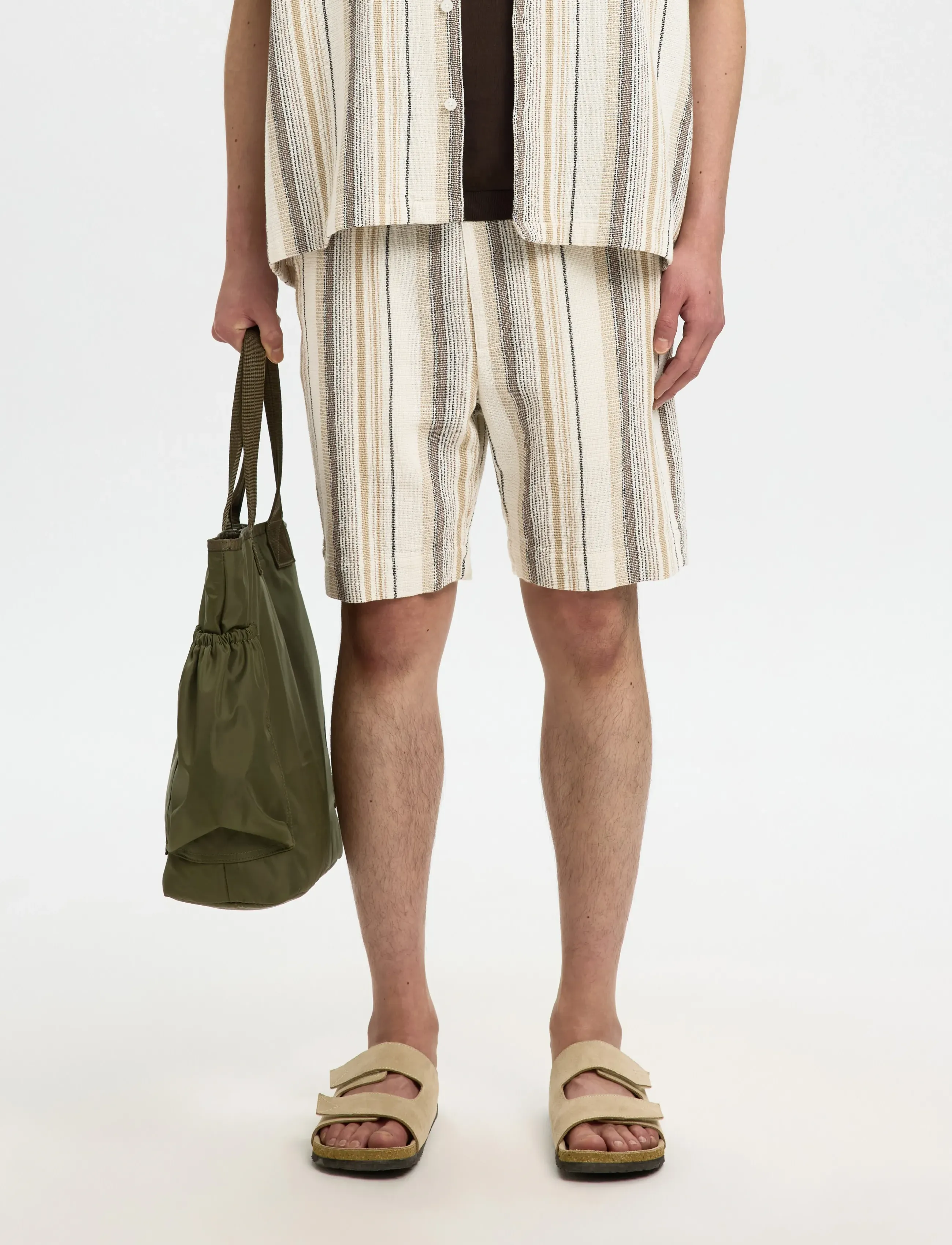 Selected Slhregcal Shorts, S, Cream, Shorts > Afslappede Shorts, Herre