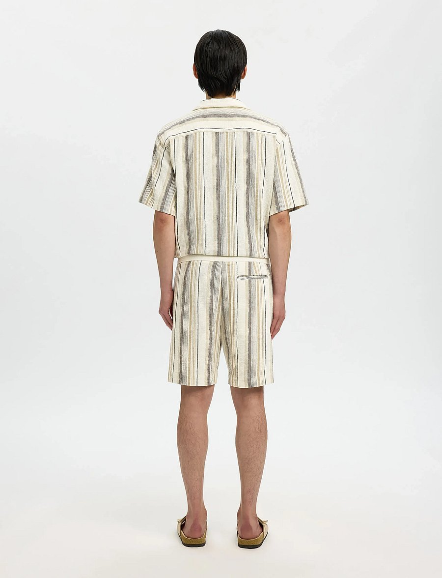 Selected - SLHREGCAL SHORTS - freizeitshorts - egret - 2