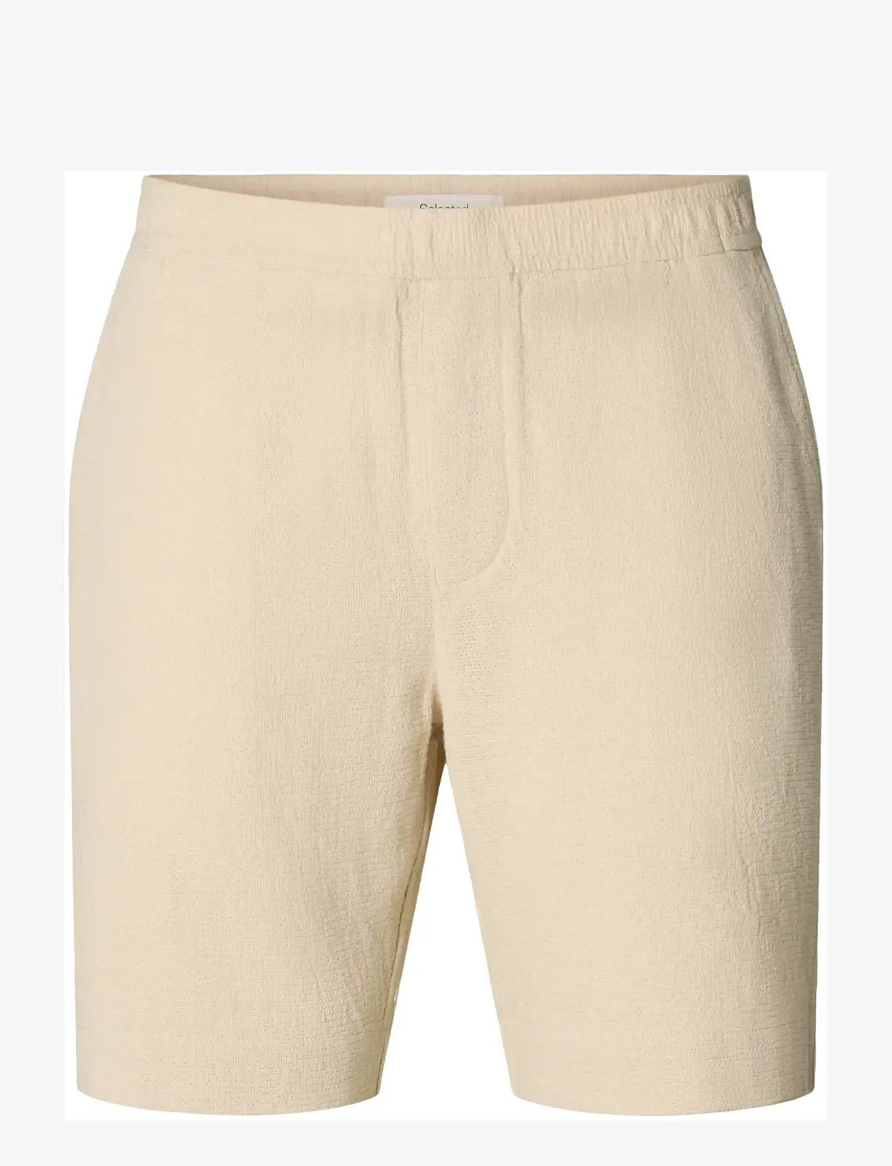 Selected - SLHREGCAL SHORTS - casual shorts - oatmeal - 1