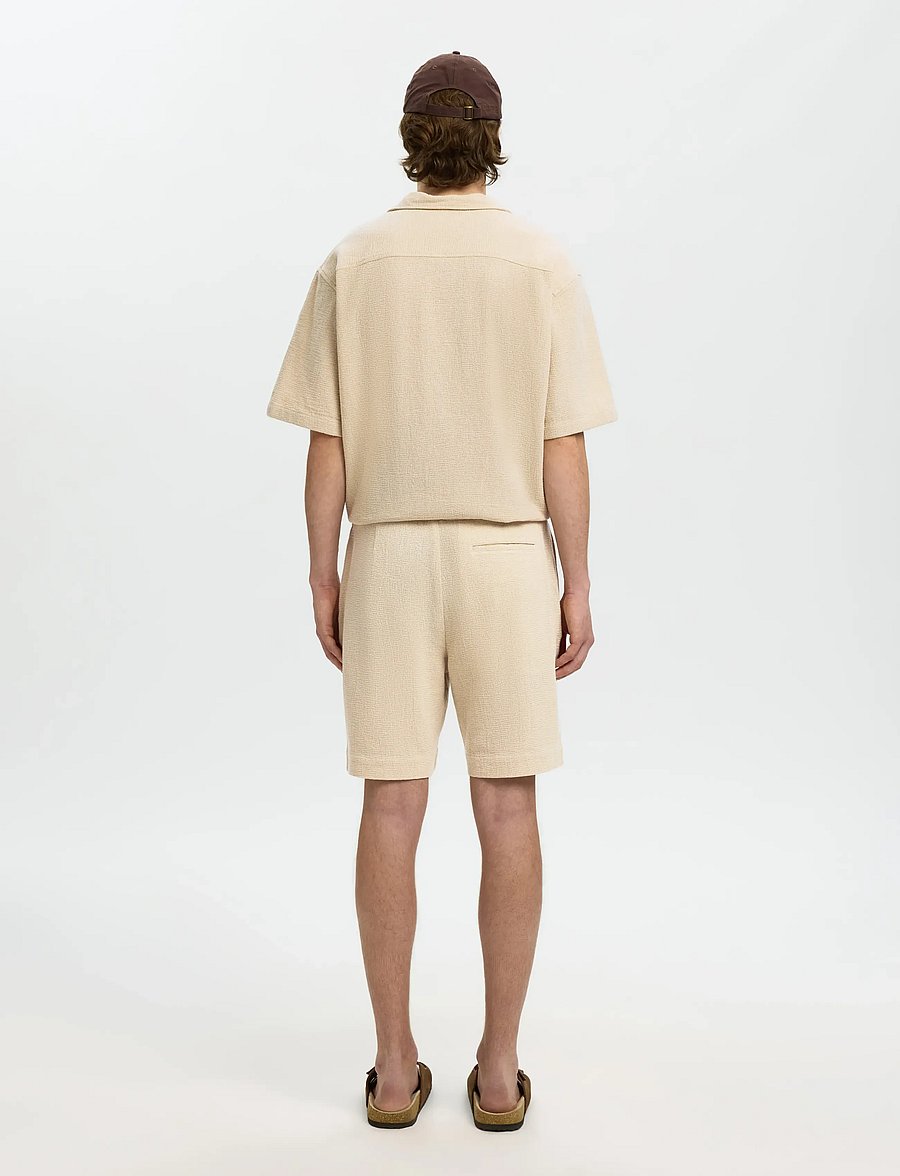 Selected - SLHREGCAL SHORTS - freizeitshorts - oatmeal - 2