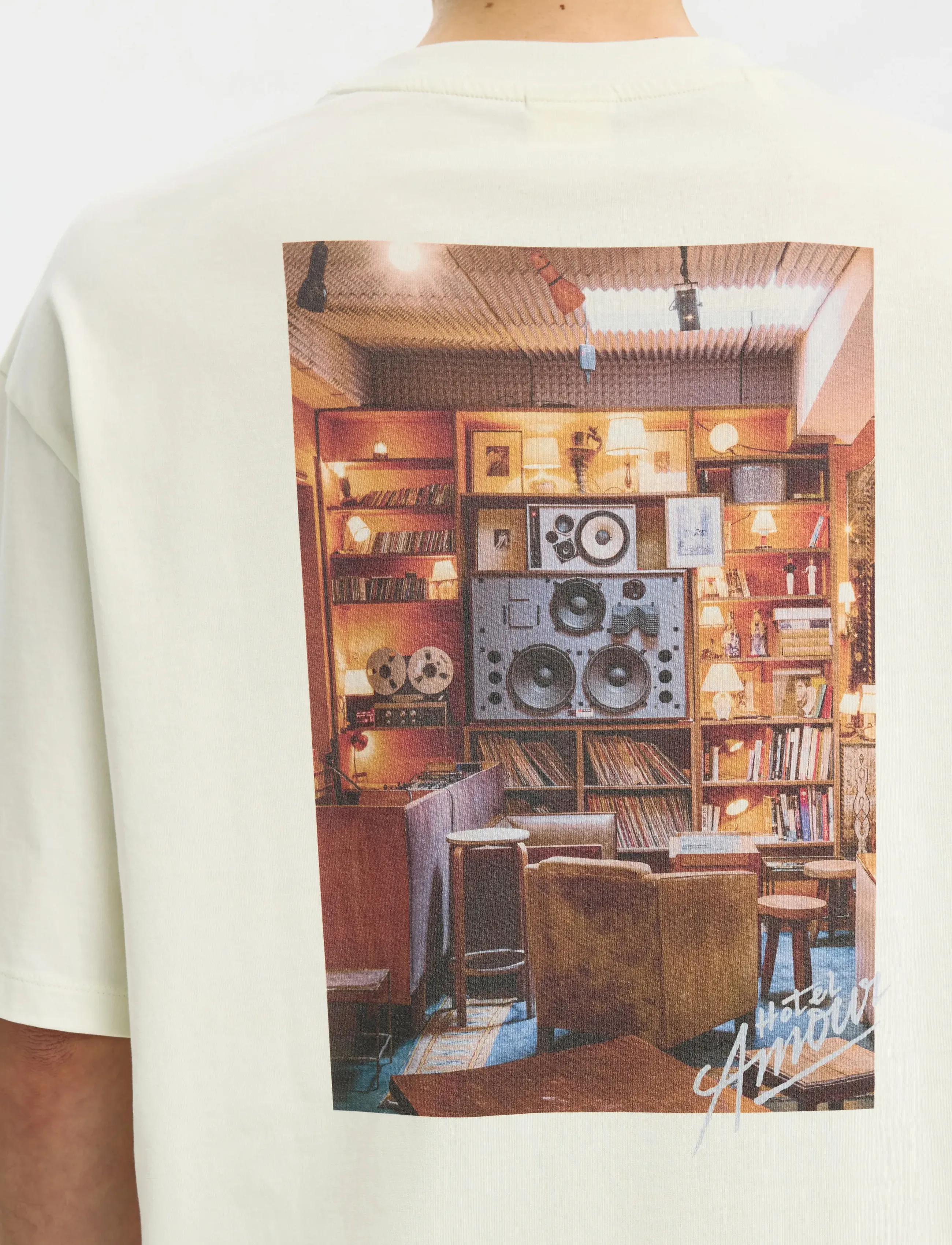 Selected - SLHRELAXASPEN SS O-NECK TEE HOTEL AMOUR - t-shirts à manches courtes - egret - 5