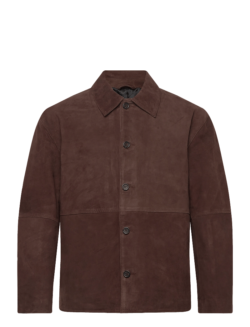 Selected - SLHRORY SUEDE OVERSHIRT - forårsjakker - demitasse - 0