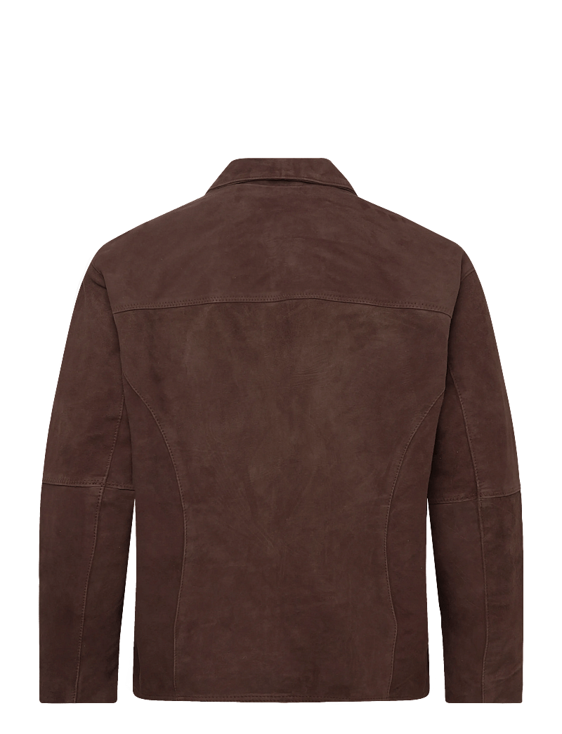 Selected - SLHRORY SUEDE OVERSHIRT - forårsjakker - demitasse - 1