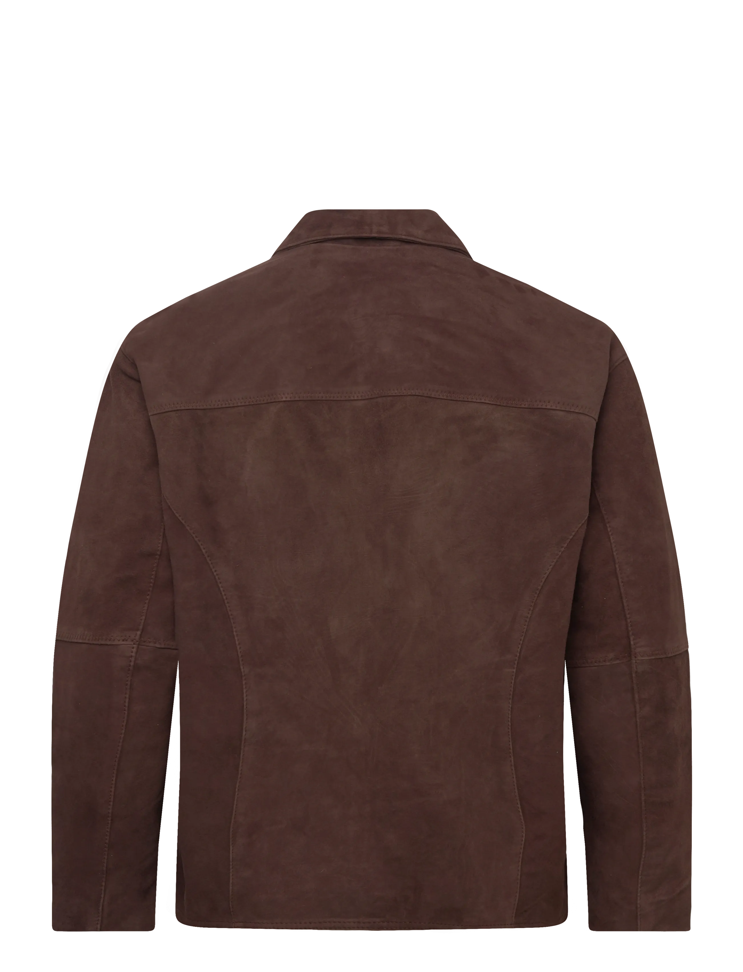 Selected - SLHRORY SUEDE OVERSHIRT - odinės striukės - demitasse - 1