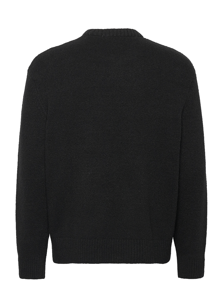 Selected - SLMALEX LS KNIT CREW NECK NOOS - rundhals - black - 2