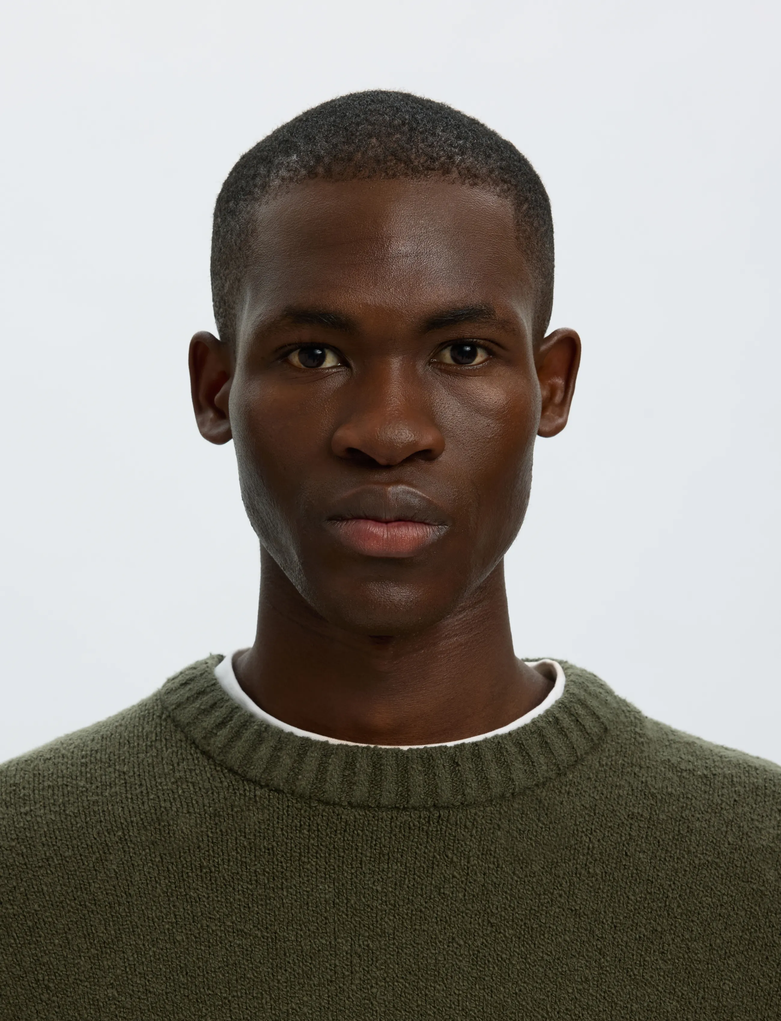 Selected - SLMALEX LS KNIT CREW NECK NOOS - basic-strickmode - forest night - 4