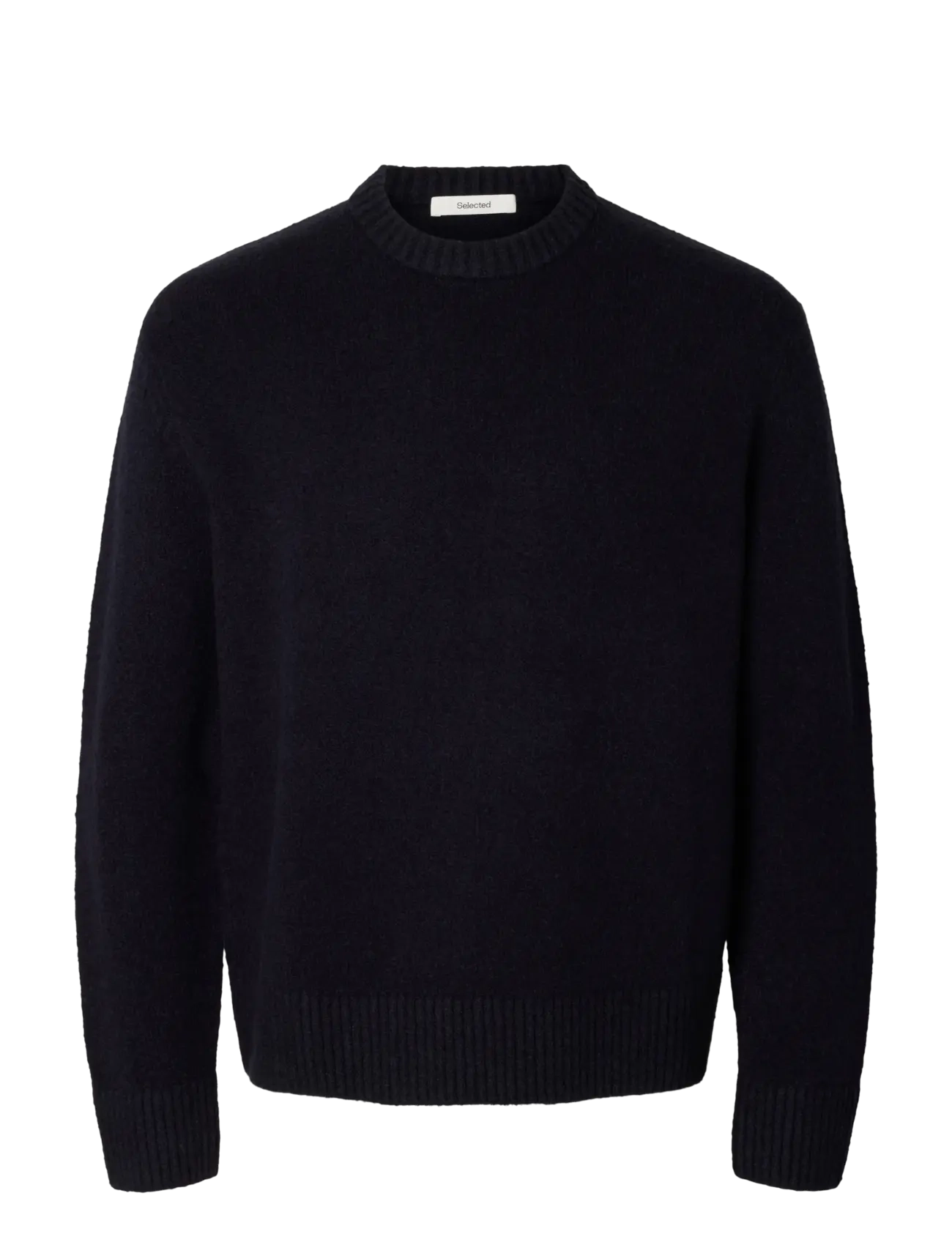 Selected - SLMALEX LS KNIT CREW NECK NOOS - pulls col rond - navy blazer - 1