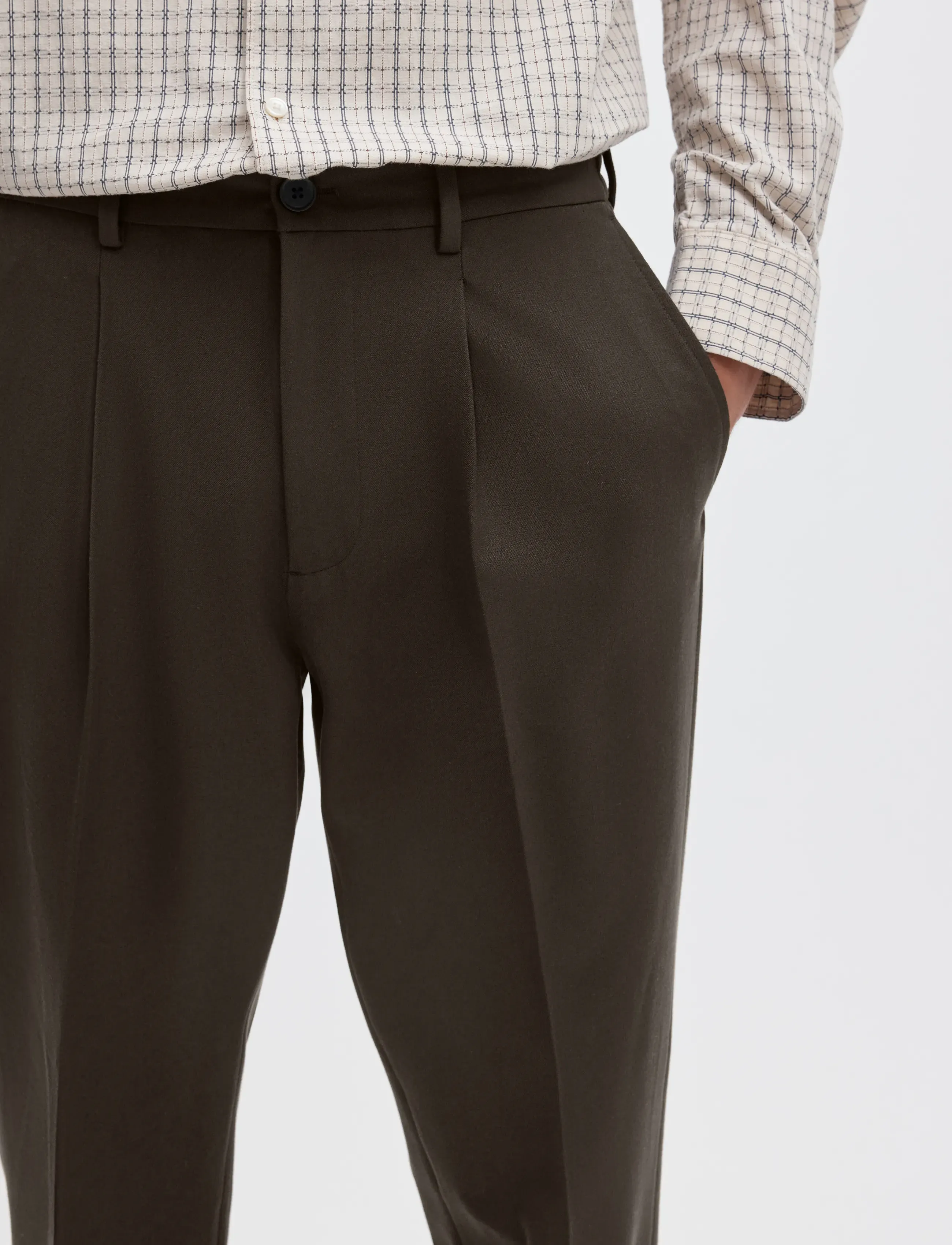 Selected - SLM190-REG TAPERED FINN FLEX PANTS NOOS - anzugshosen - delicioso - 4
