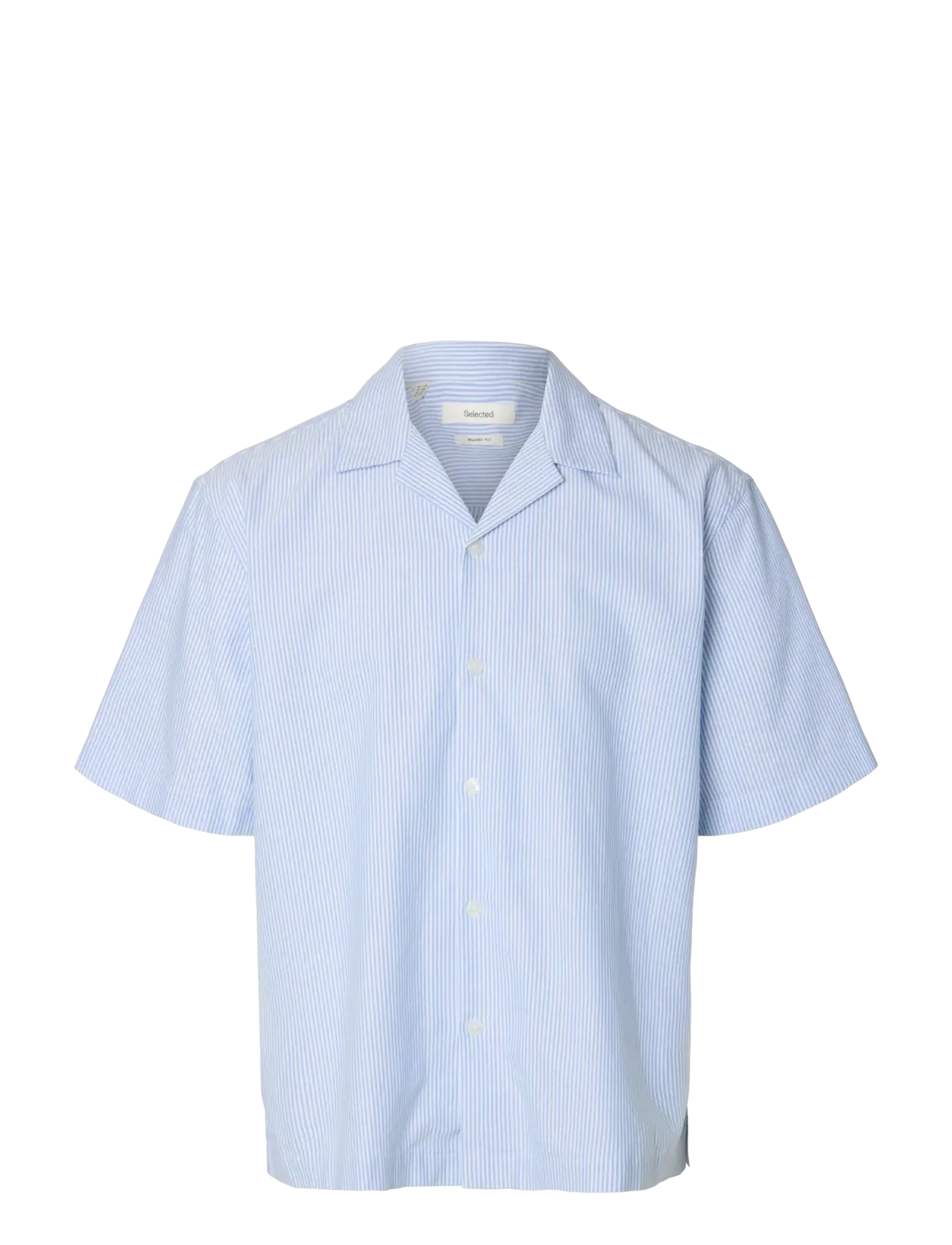 Selected SLHRLXOXFORD SS SHIRT RESORT - Oxford skjorter - SKYWAY / blue