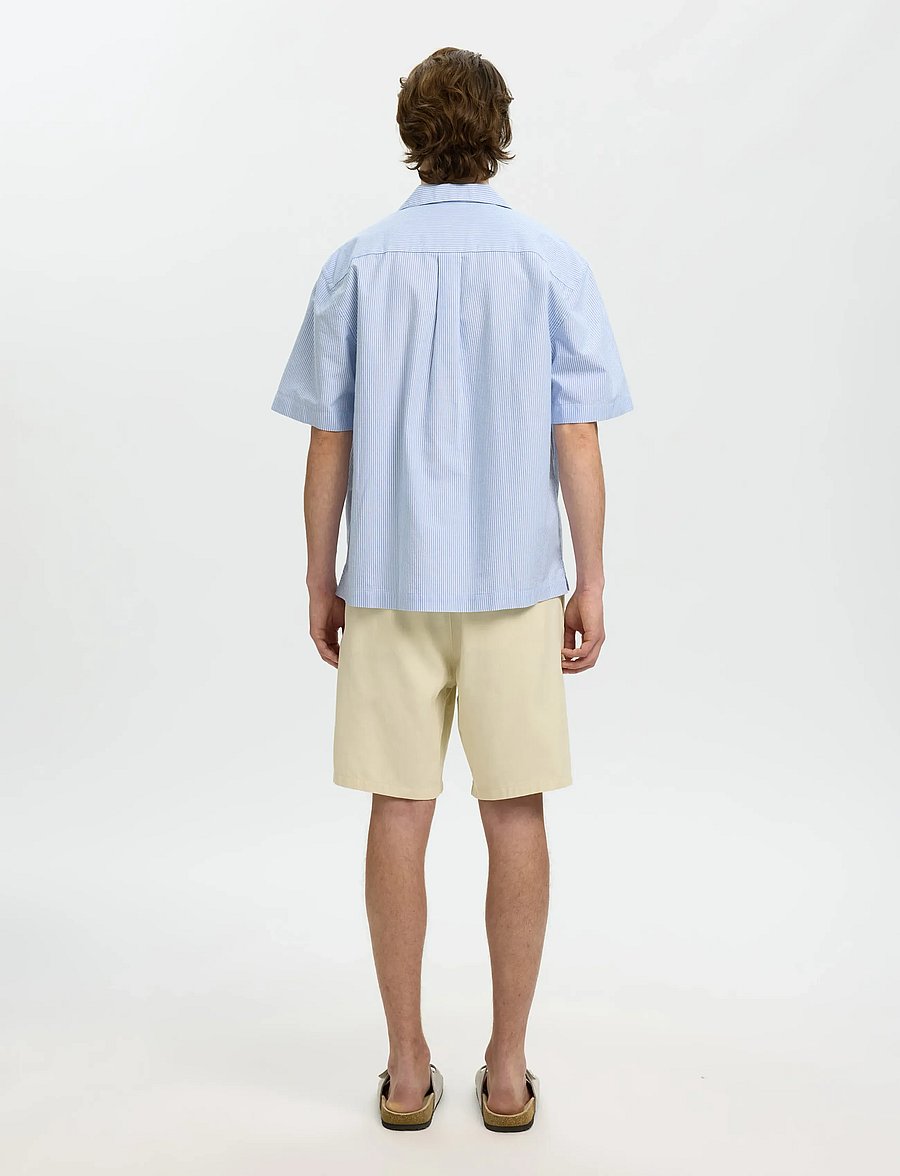 Selected - SLHRLXOXFORD SS SHIRT RESORT - chemises oxford - skyway - 2