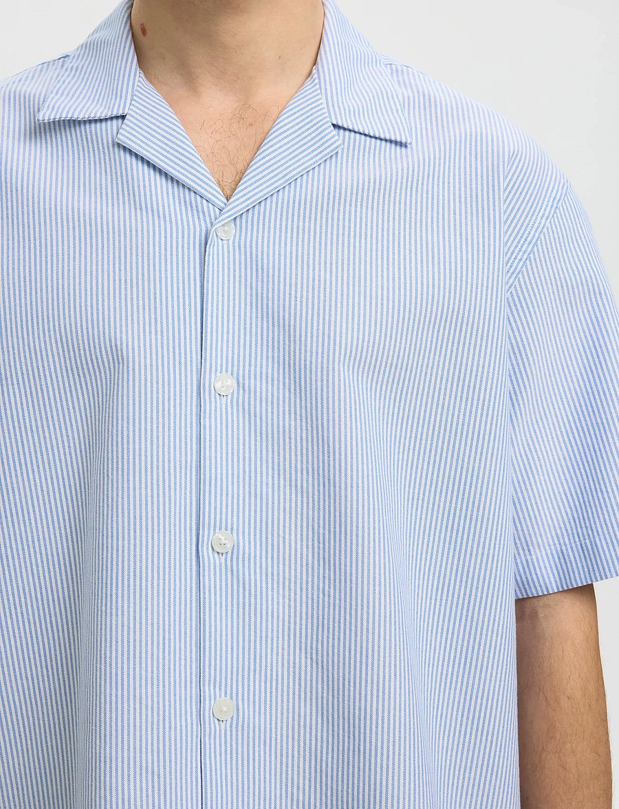 Selected - SLHRLXOXFORD SS SHIRT RESORT - chemises oxford - skyway - 4