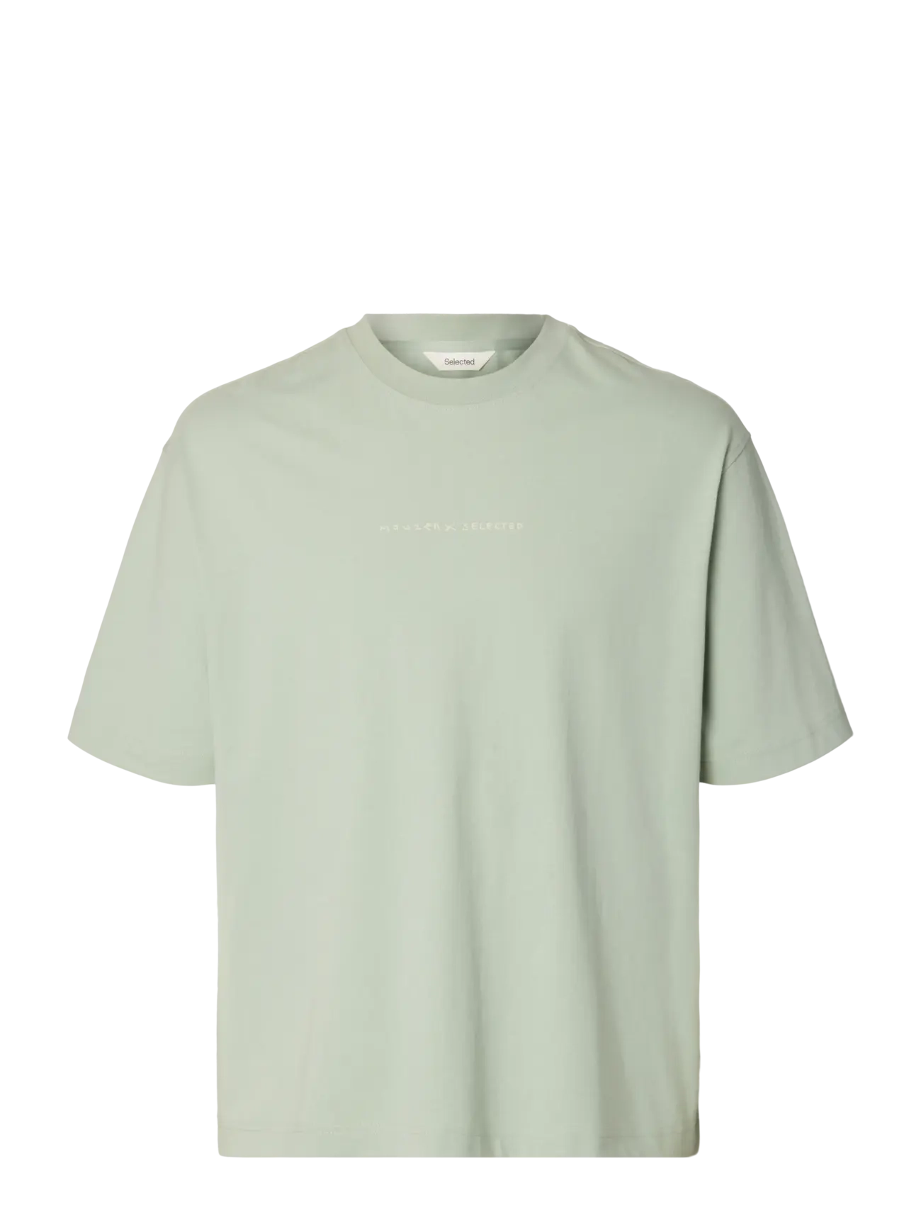 SELECTED Slhrelaxnorman License Ss Tee Grün - S - Herren