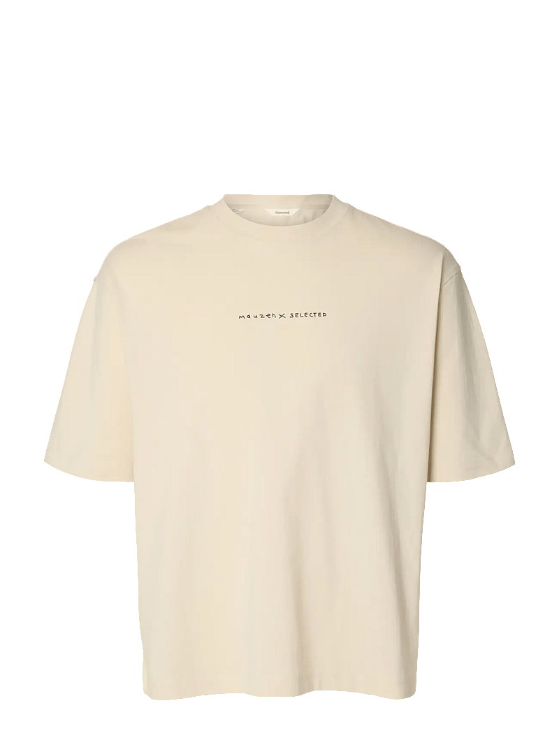 Selected - SLHRELAXNORMAN LICENSE SS TEE - kortærmede t-shirts - birch - 1