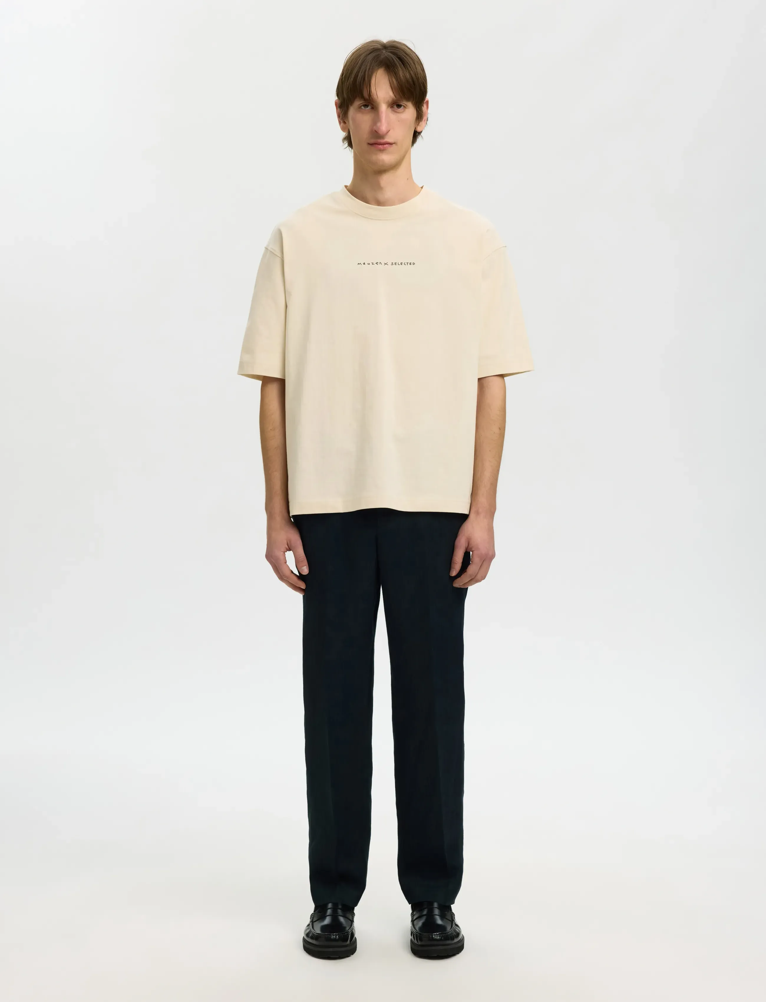 Selected - SLHRELAXNORMAN LICENSE SS TEE - lühikeste varrukatega t-särgid - birch - 4