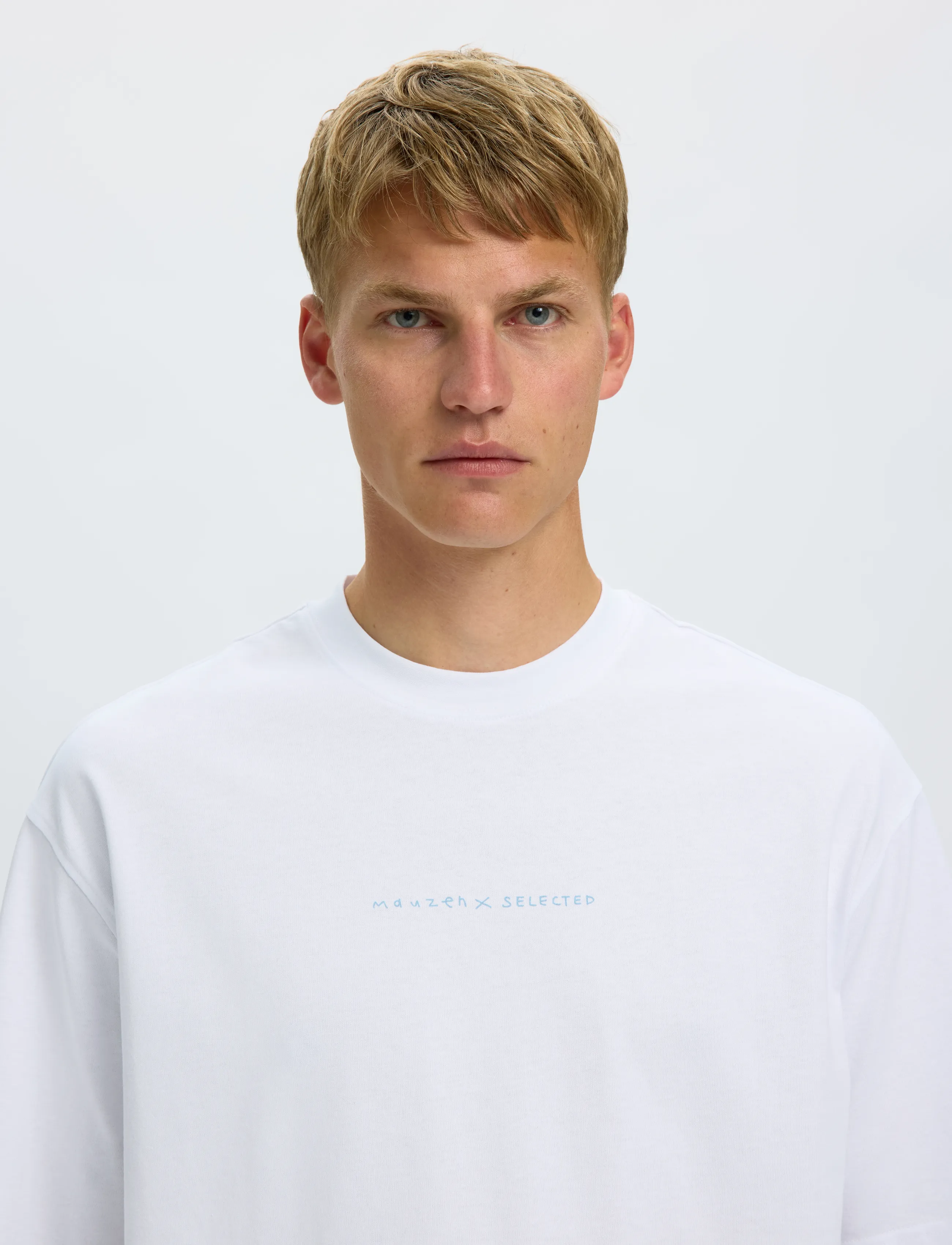 Selected - SLHRELAXNORMAN LICENSE SS TEE - short-sleeved t-shirts - bright white - 5