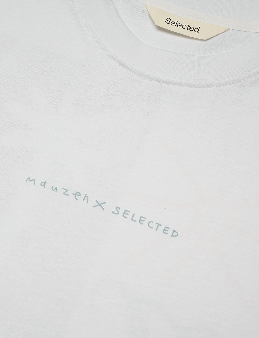 Selected - SLHRELAXNORMAN LICENSE SS TEE - kortærmede t-shirts - bright white - 2