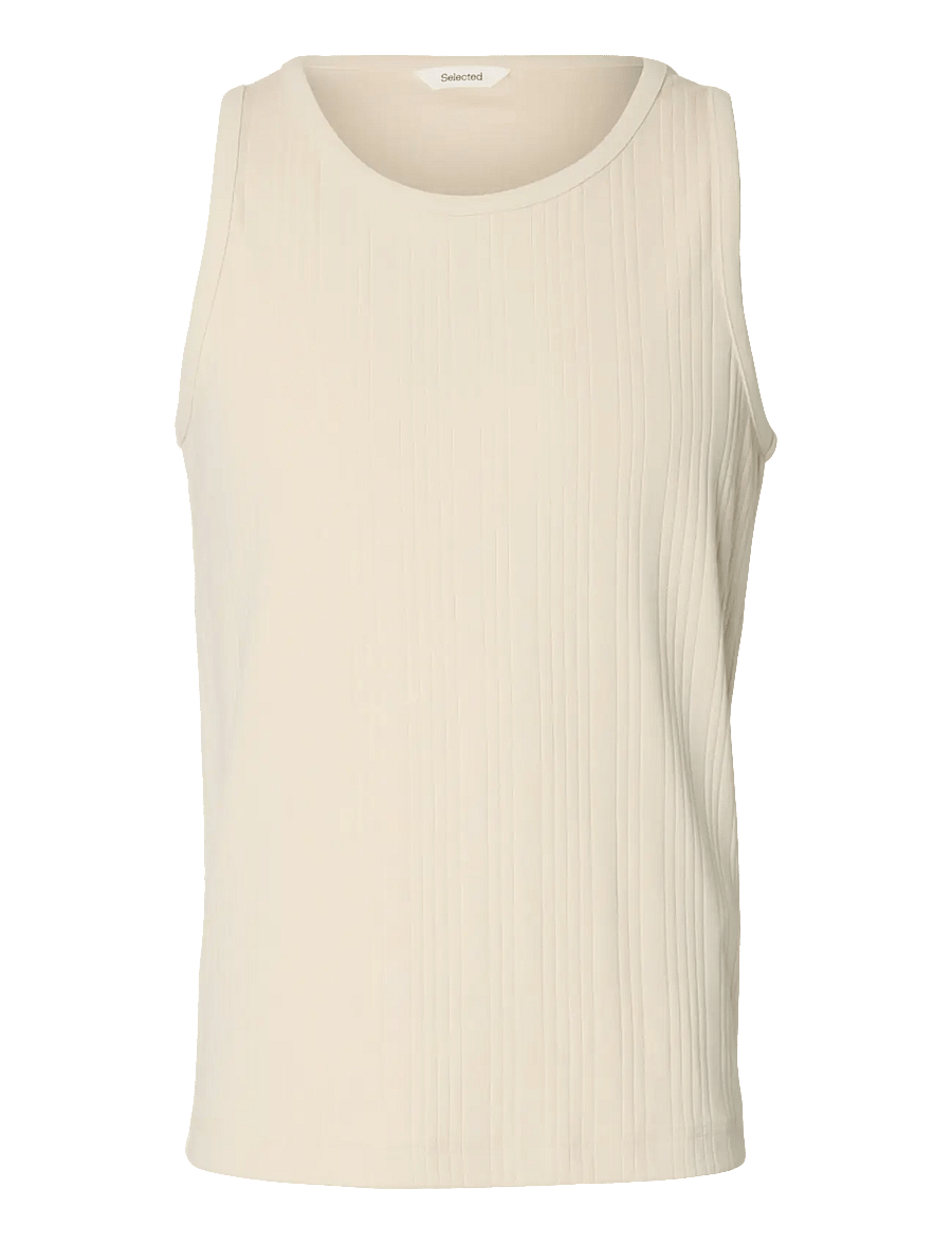 Selected - SLHANDRE TANK TOP - tank tops - birch - 1